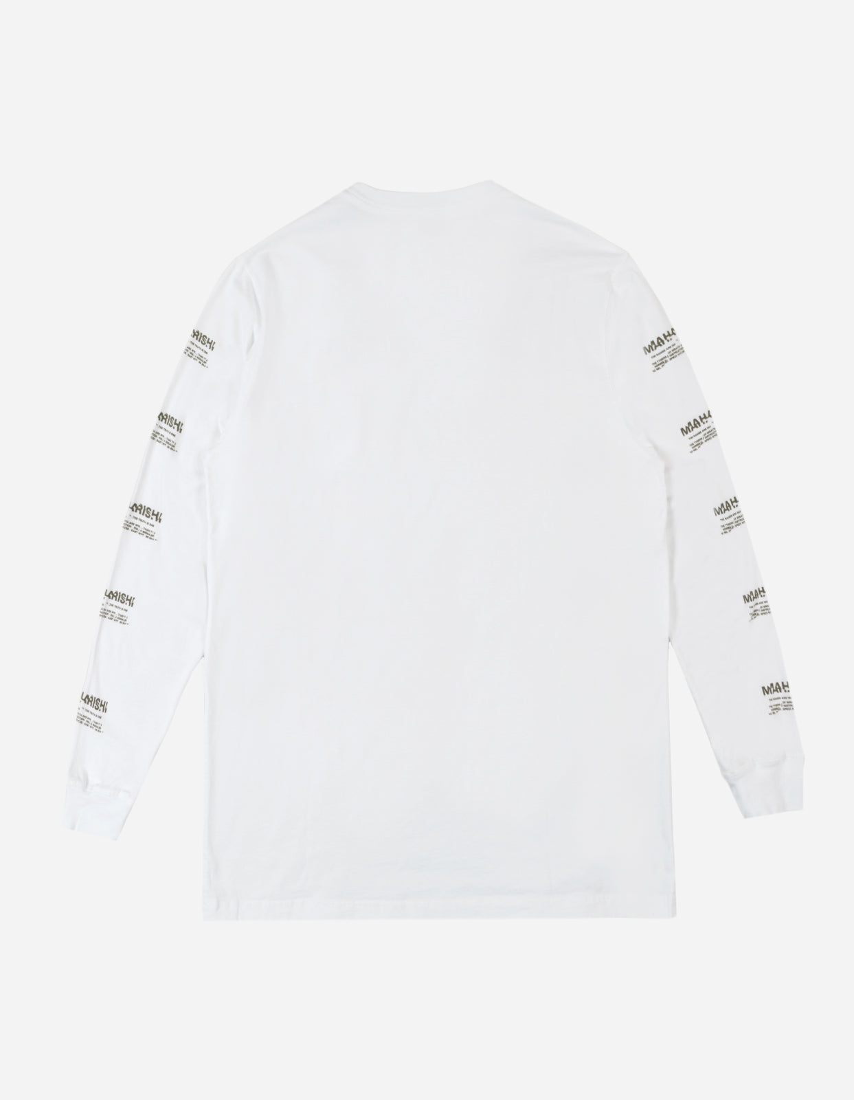 9067 Repeter Miltype L/S T-Shirt White