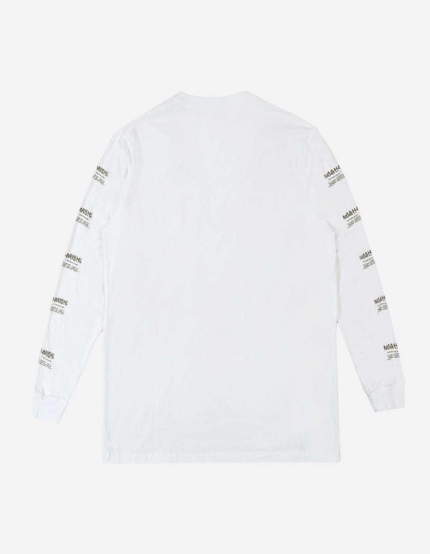 9067 Repeter Miltype L/S T-Shirt White