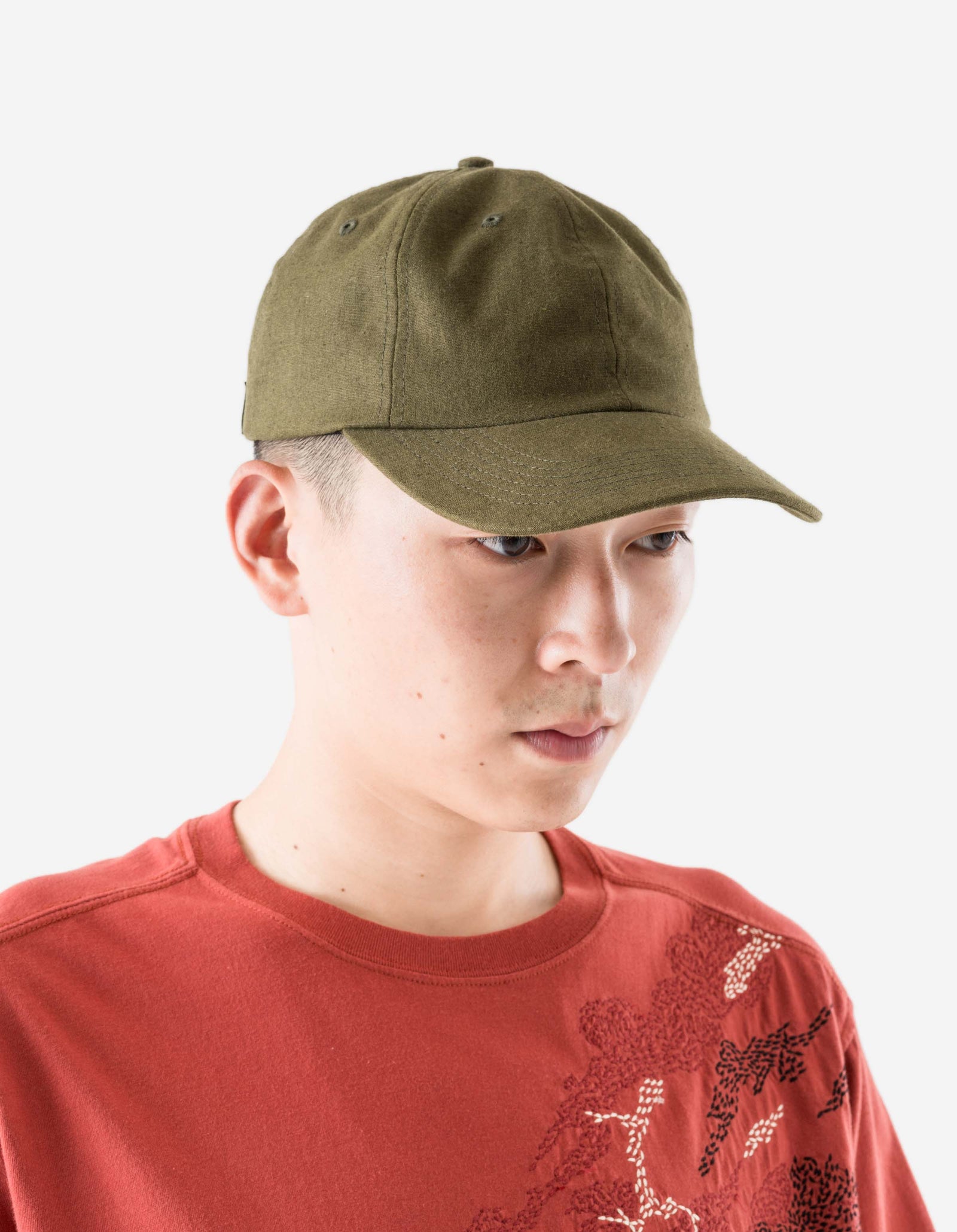 2209 6 Panel Cap Olive