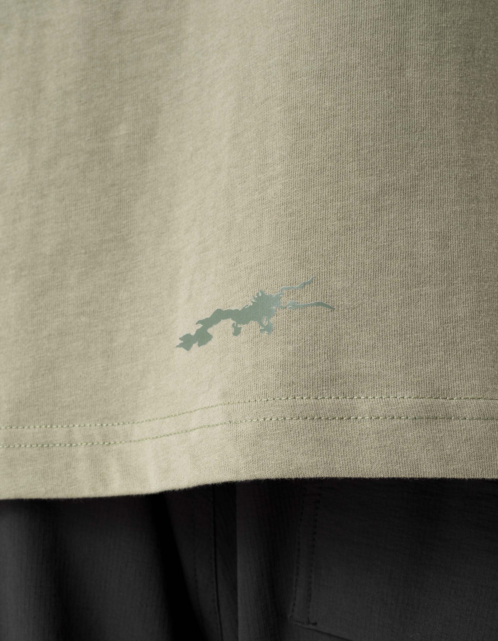 6244 Maharishi Reflective S/S T-Shirt Olive OG-107F