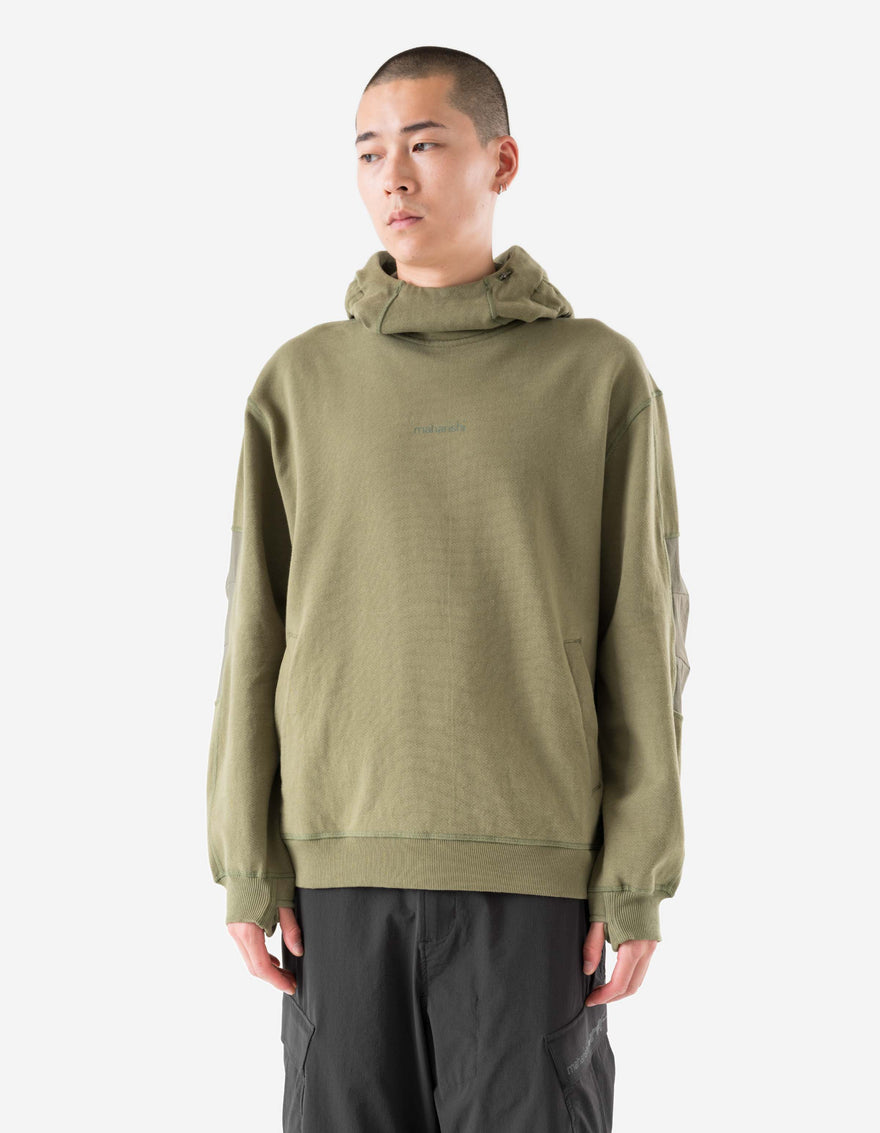 6208 Maha Reflective Hooded Sweat Olive OG-107F