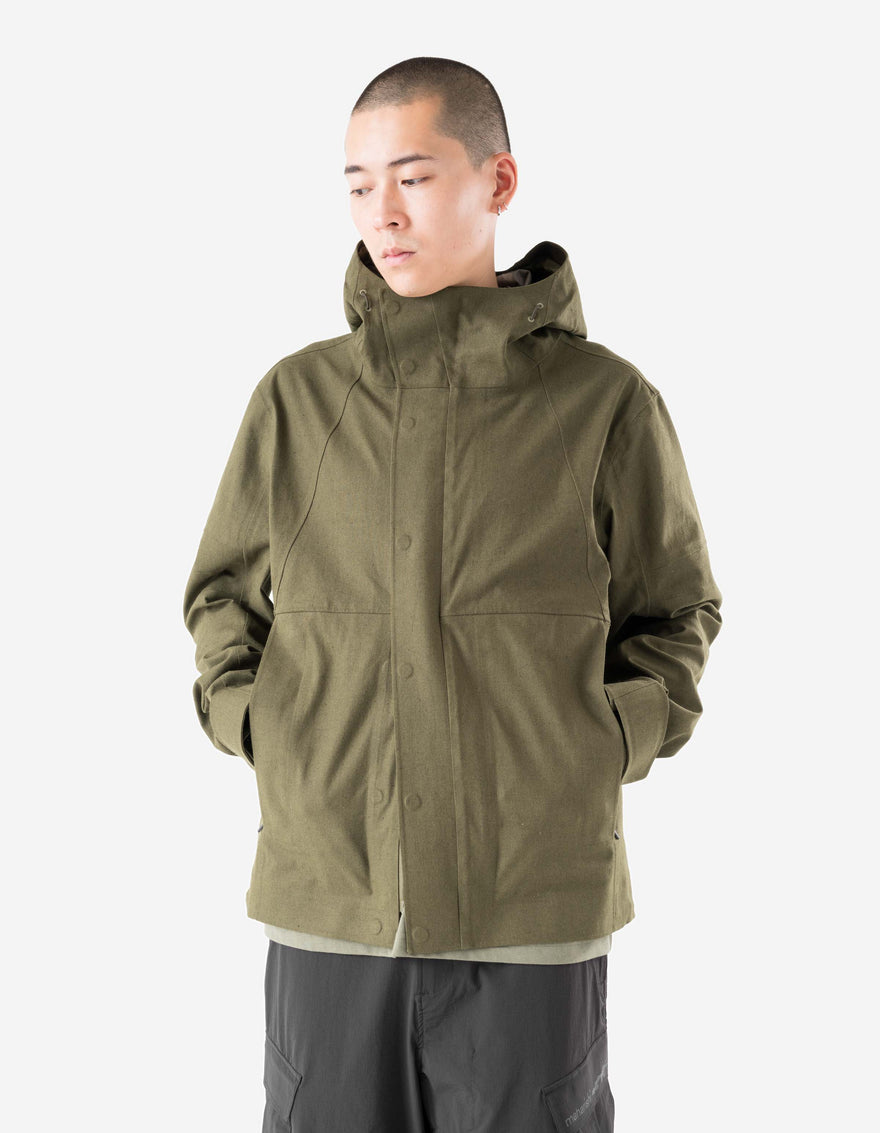 1586 Seam Sealed Hanbok Jacket Olive OG-107F