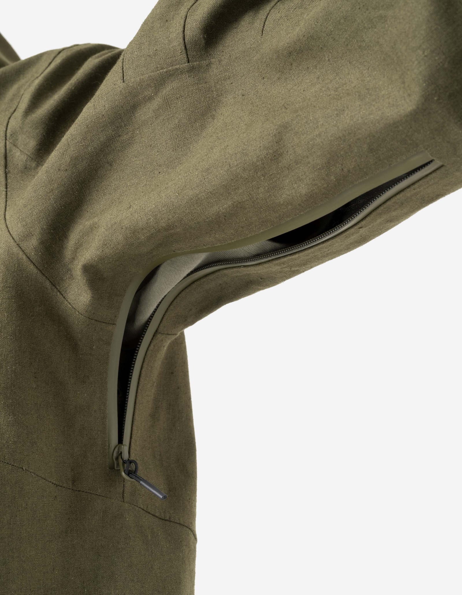 1586 Seam Sealed Hanbok Jacket Olive OG-107F
