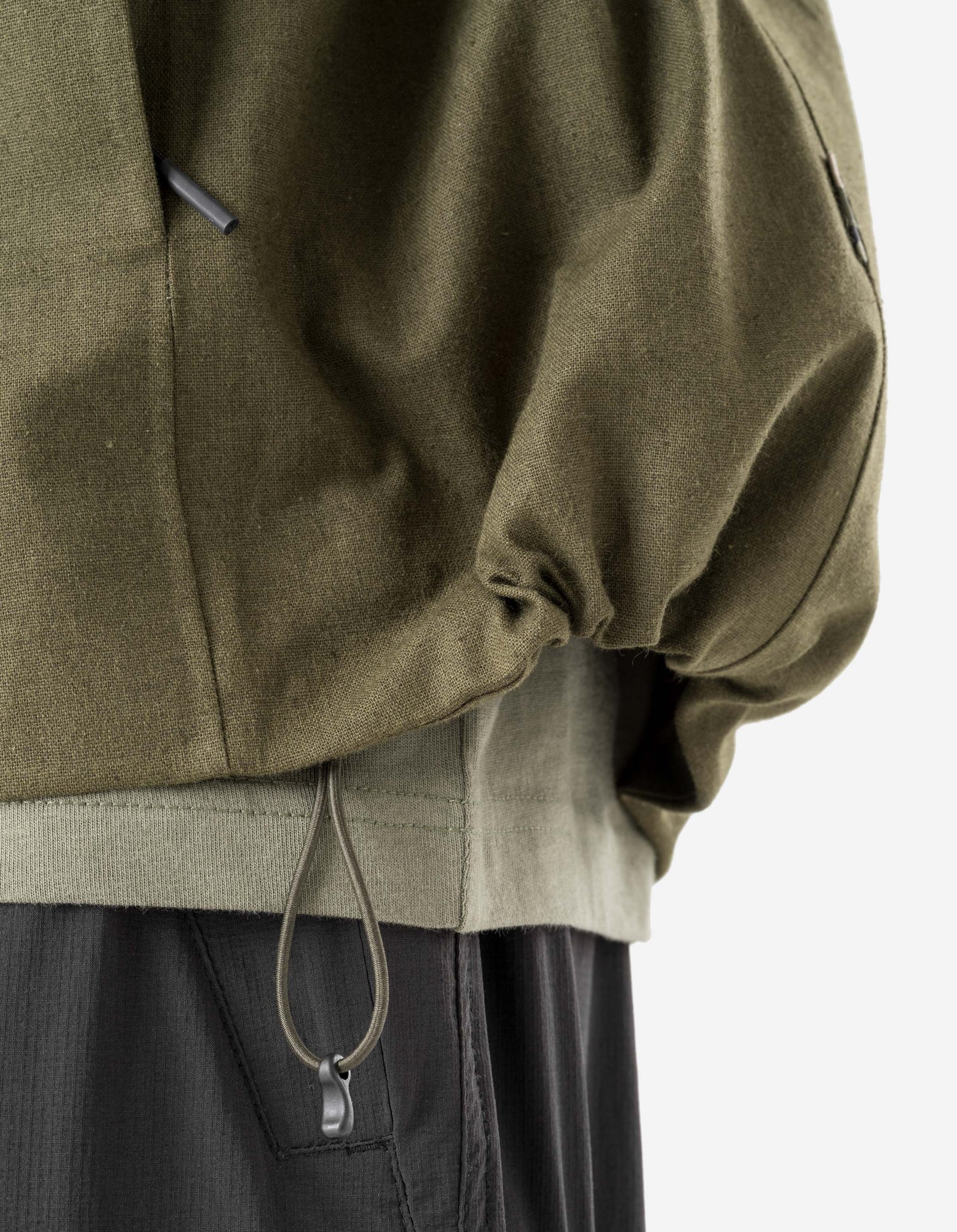 1586 Seam Sealed Hanbok Jacket Olive OG-107F