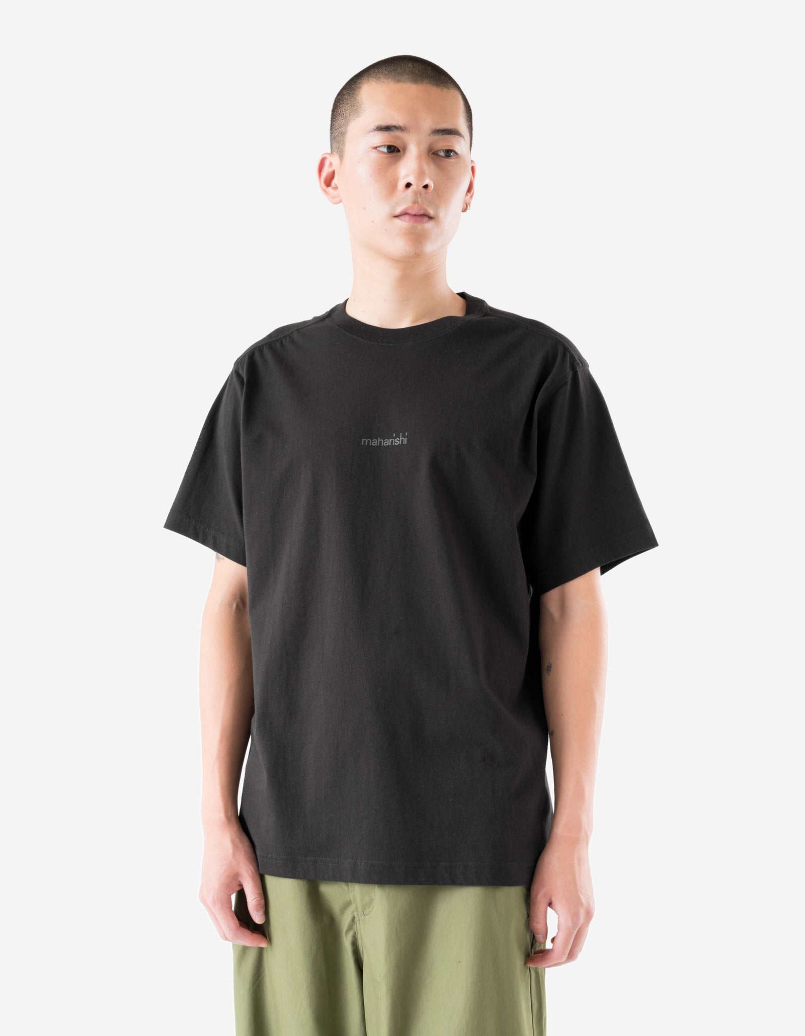 6244 Maharishi Reflective S/S T-Shirt Black