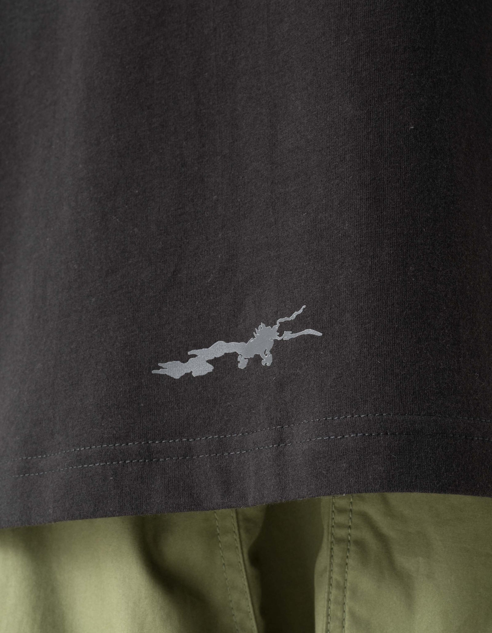 6244 Maharishi Reflective S/S T-Shirt Black