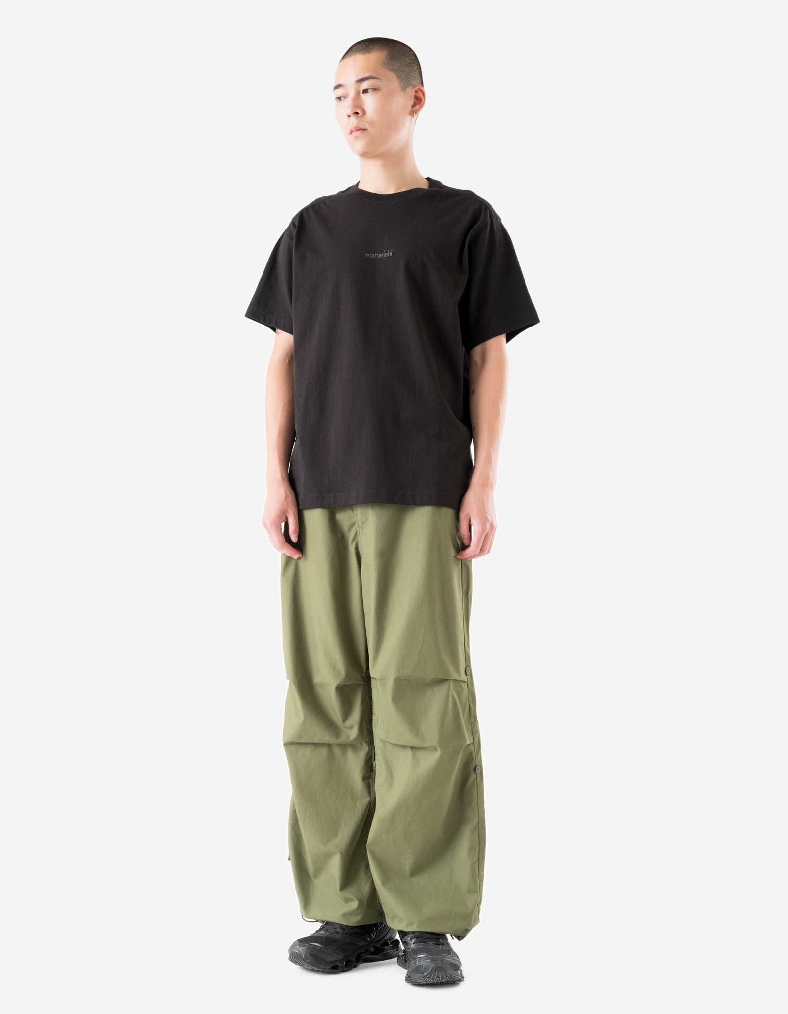 6244 Maharishi Reflective S/S T-Shirt Black