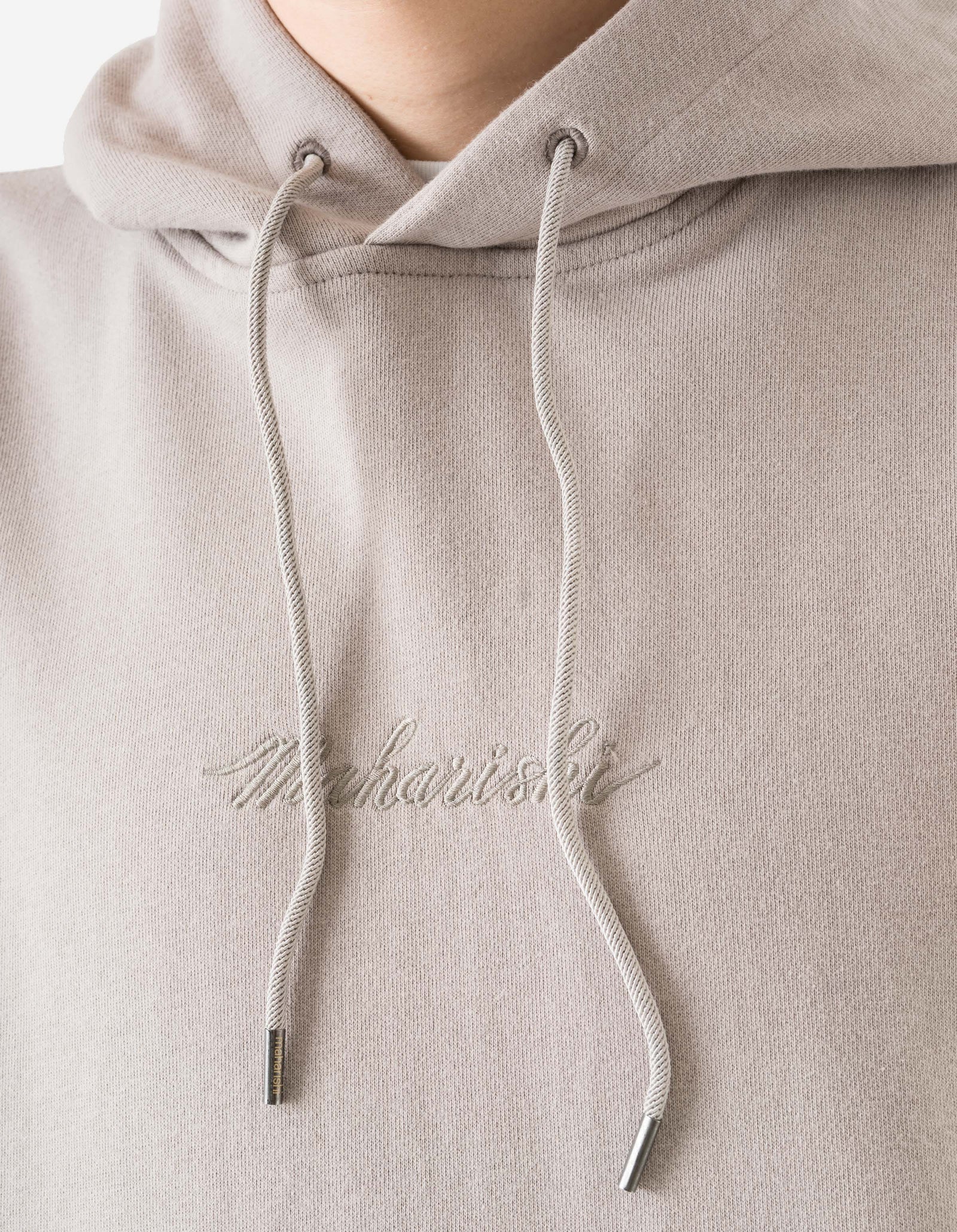 4622 Maharishi Organic Hooded Sweat Taupe