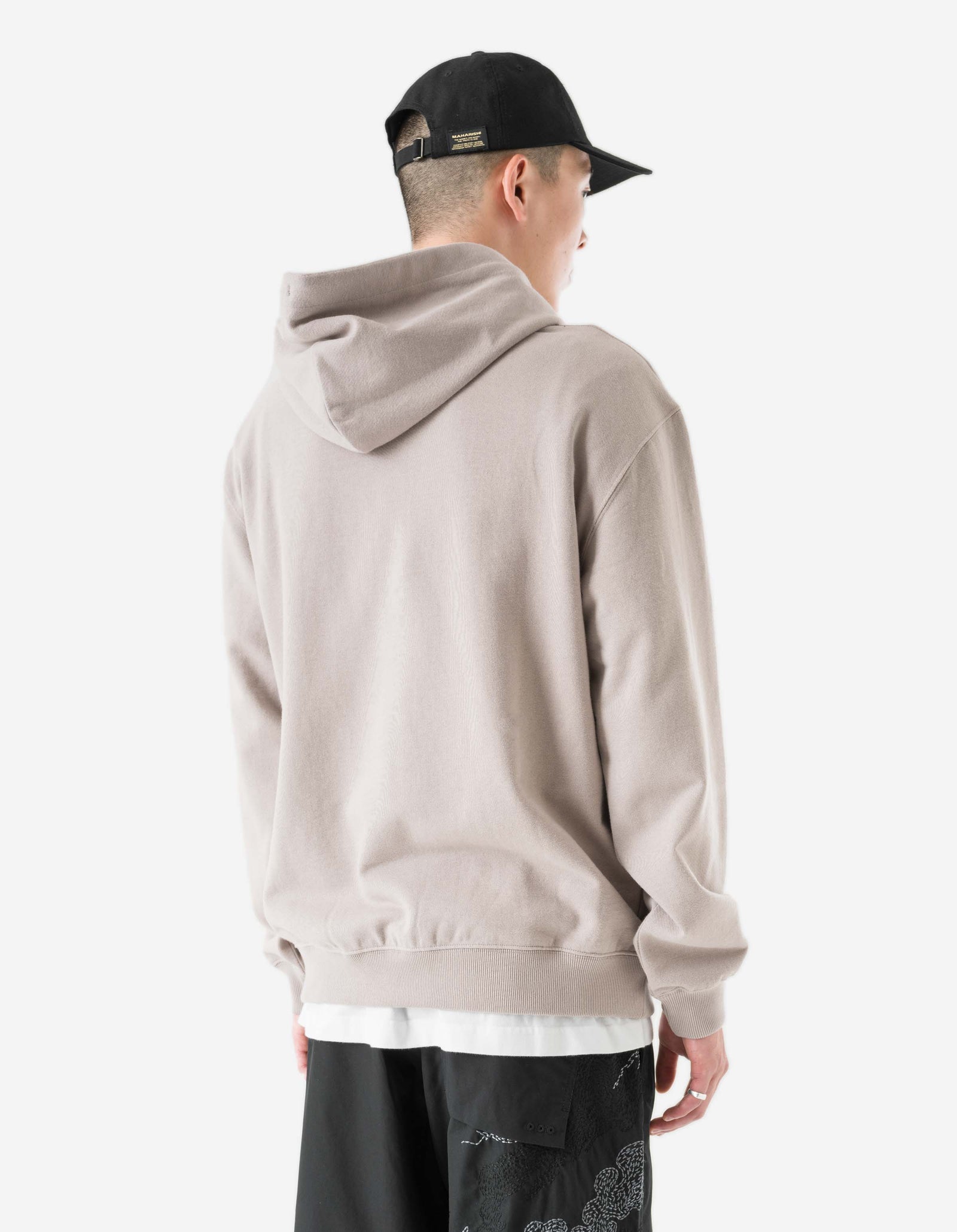 4622 Maharishi Organic Hooded Sweat Taupe