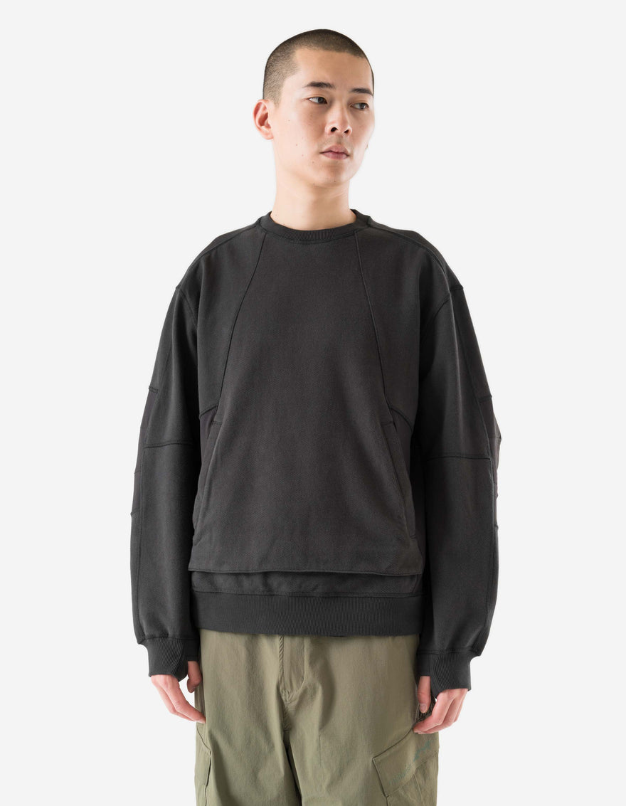 6211 Cordura® Tech Organic Crew Sweat Black