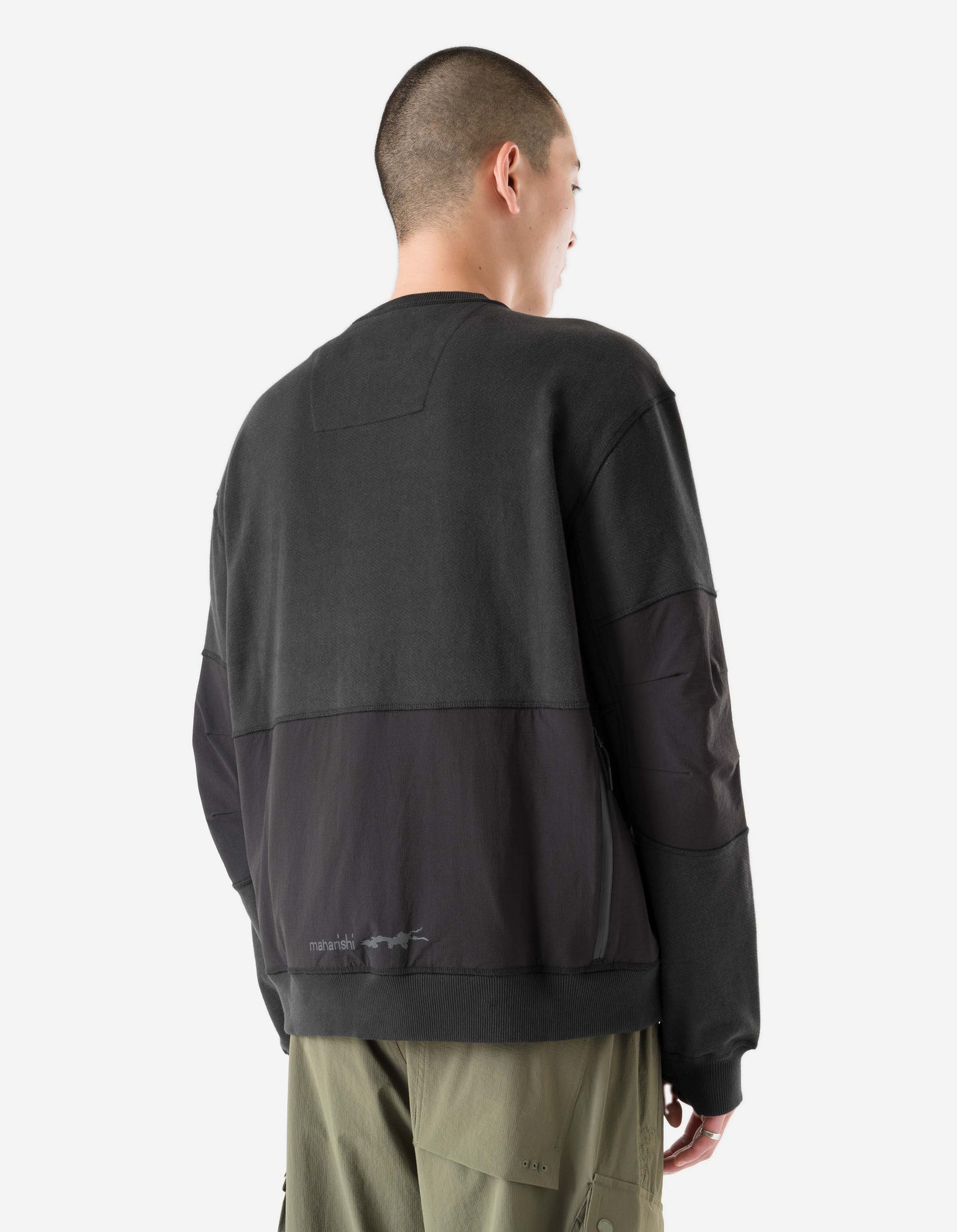6211 Cordura® Tech Organic Crew Sweat Black