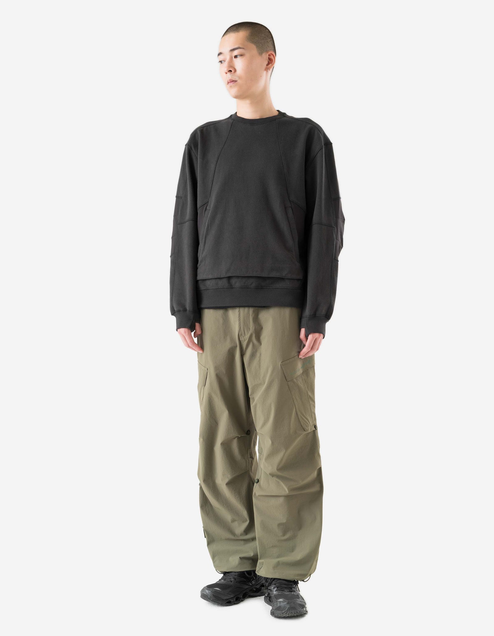 6211 Cordura® Tech Organic Crew Sweat Black