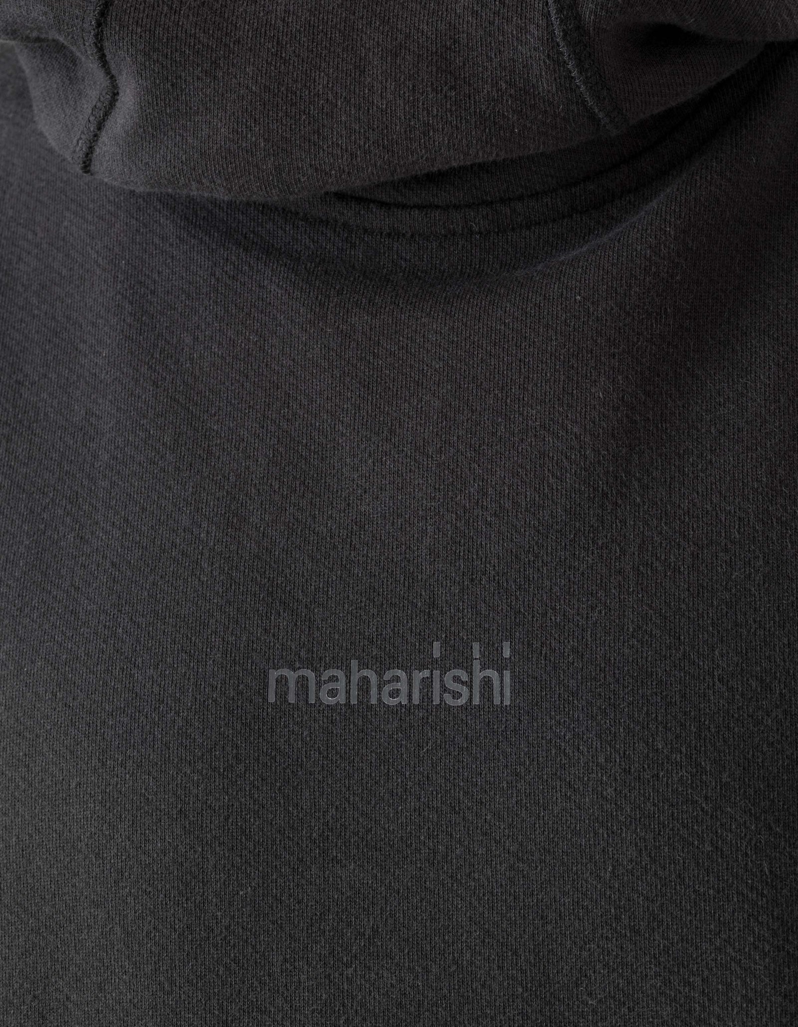 6208 Maha Reflective Hooded Sweat Black