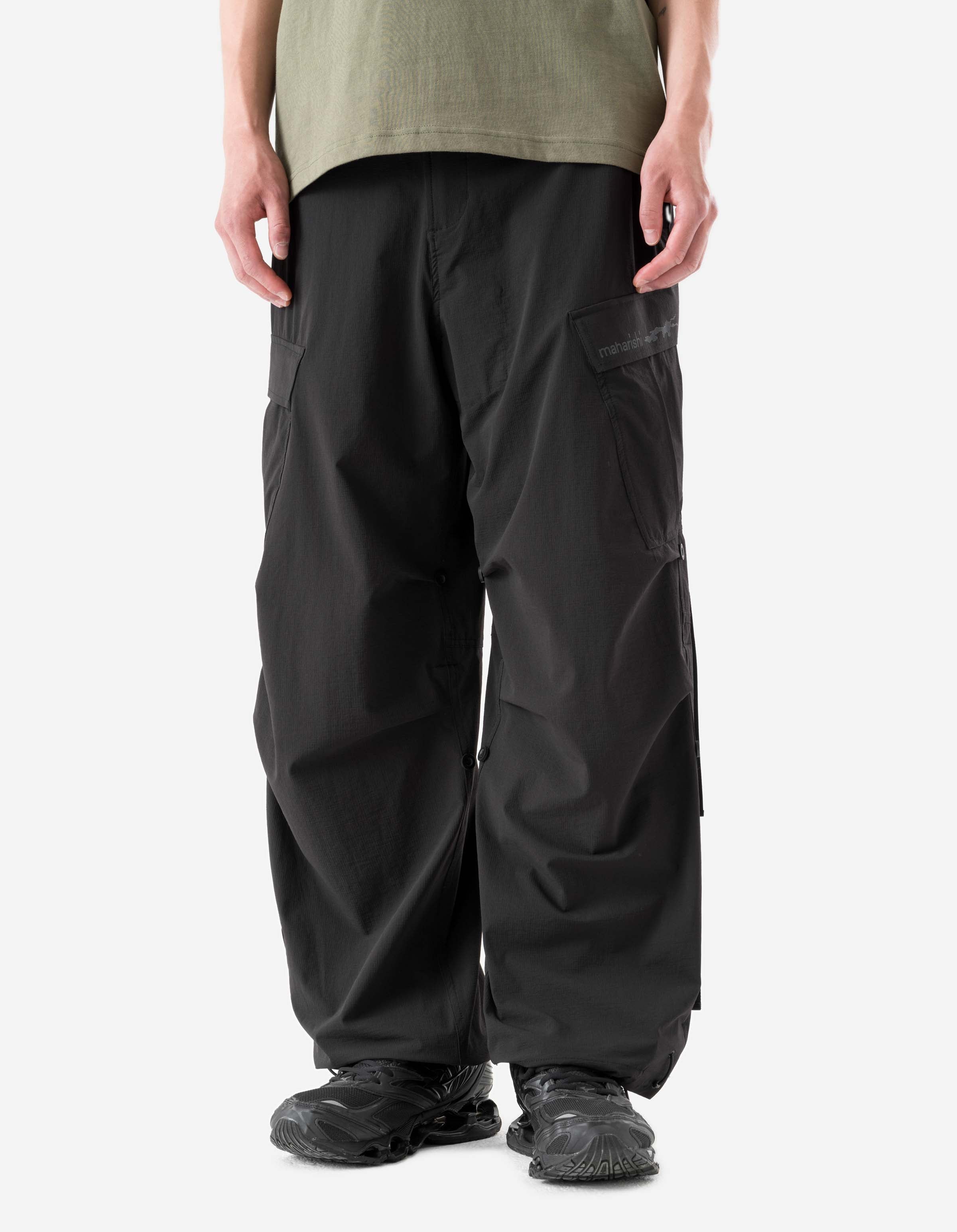 5307 Asym Cargo Track Pants Black – Maharishi