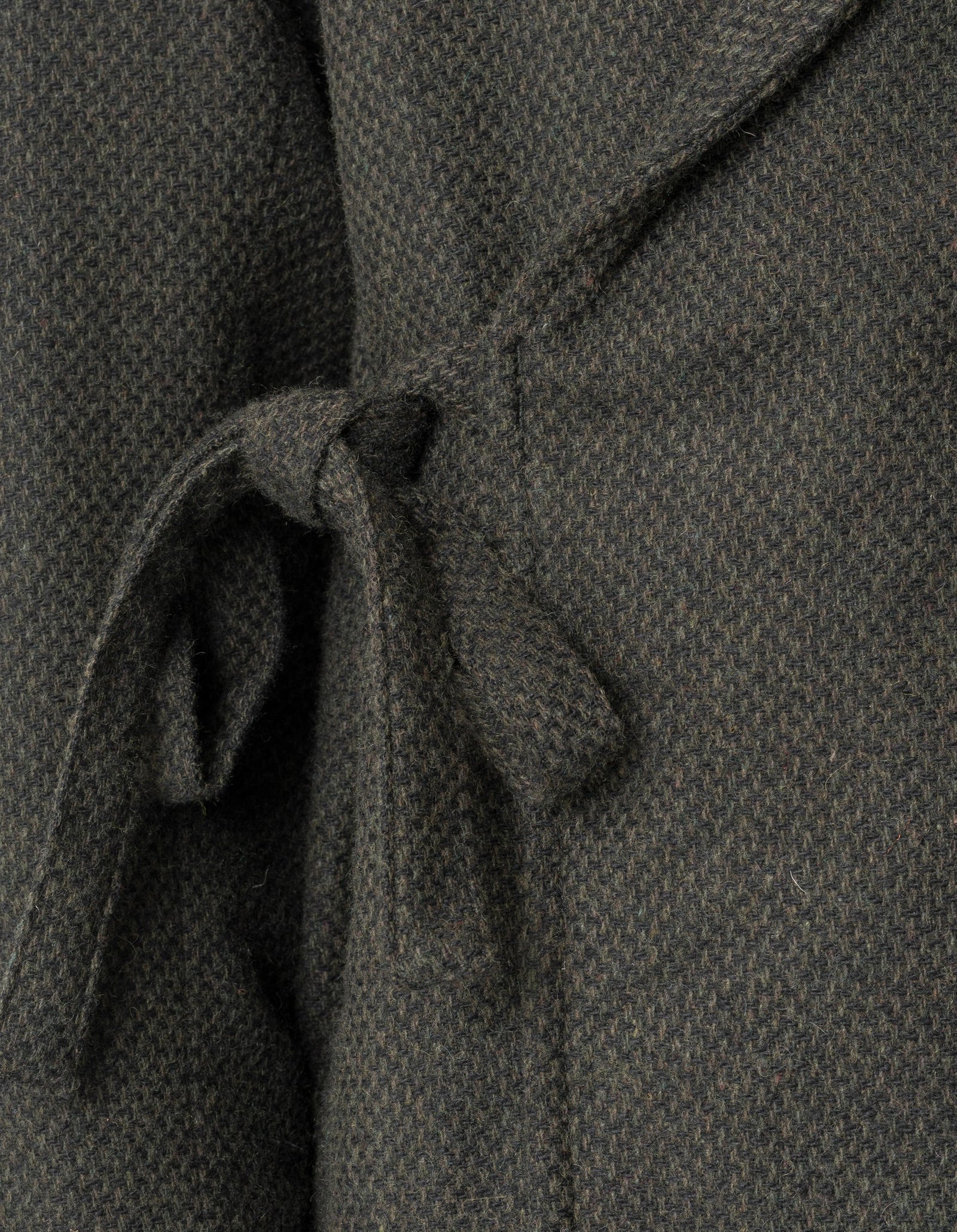 7123 Recycled Wool Kimono Blazer Olive