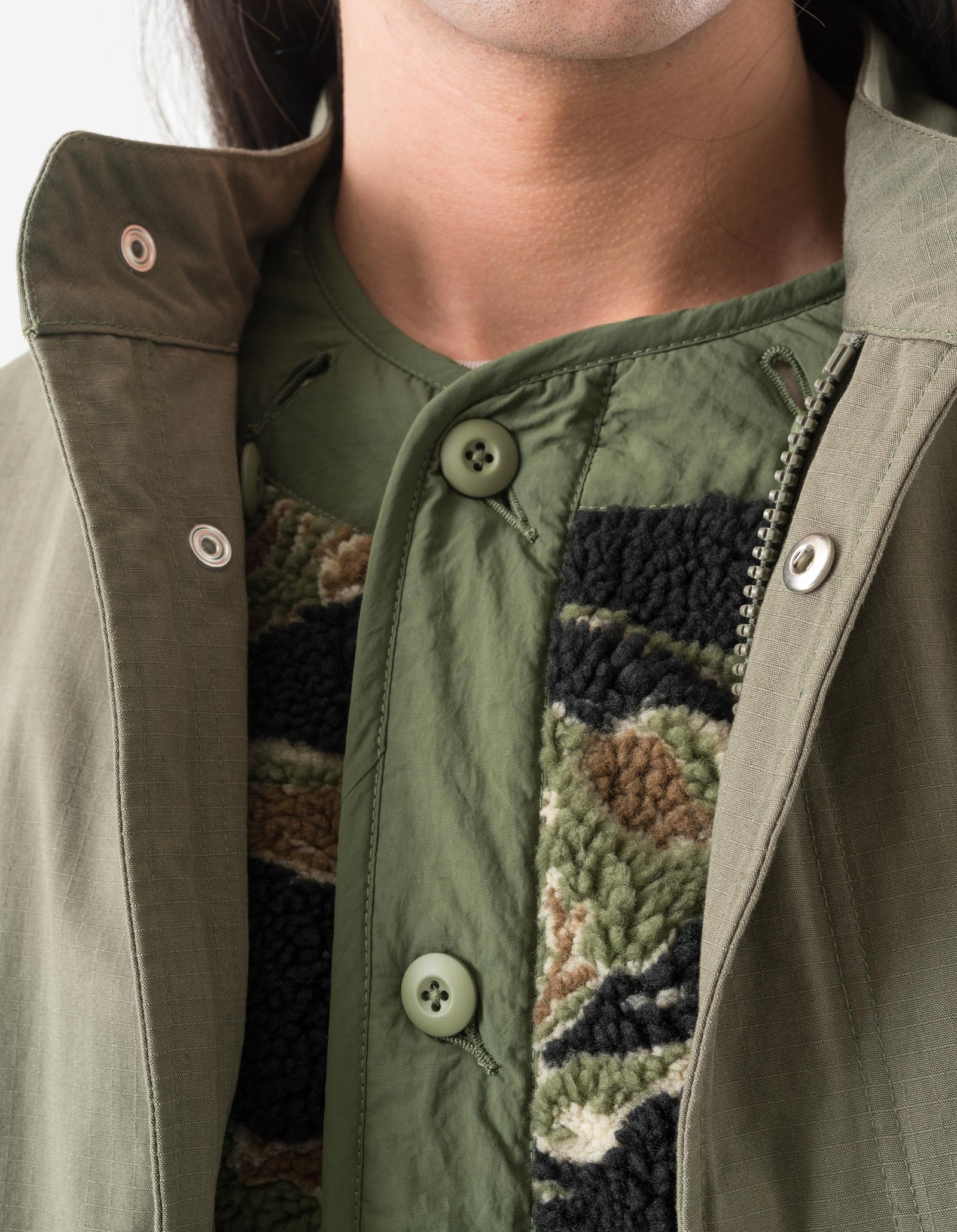 7107 ECWS Cordura® Fishtail Parka + Liner Olive