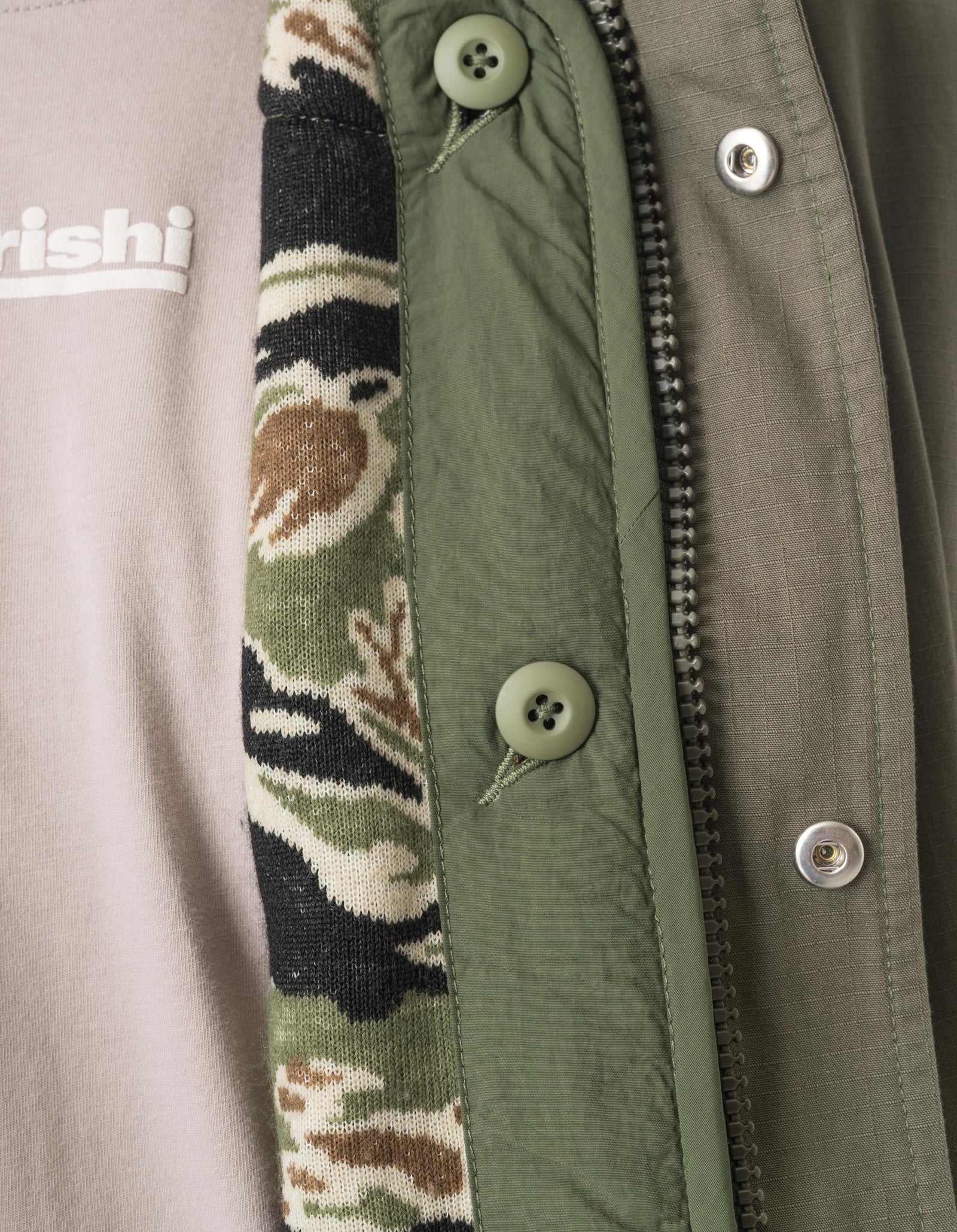 7107 ECWS Cordura® Fishtail Parka + Liner Olive