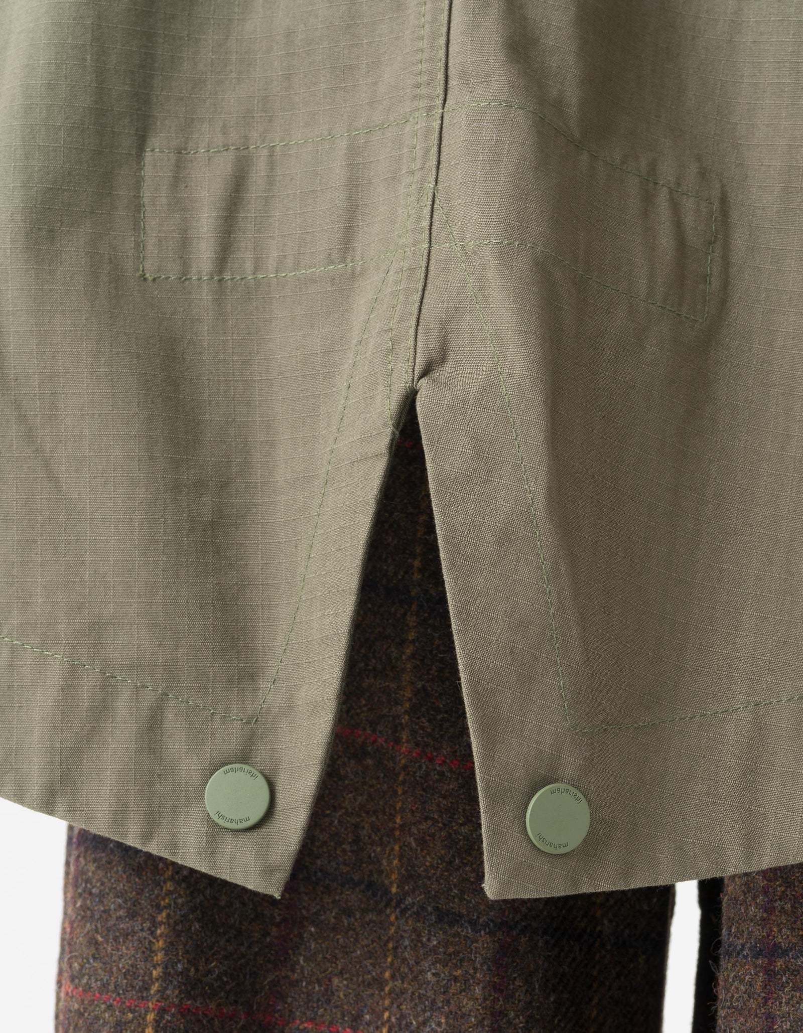 7107 ECWS Cordura® Fishtail Parka + Liner Olive