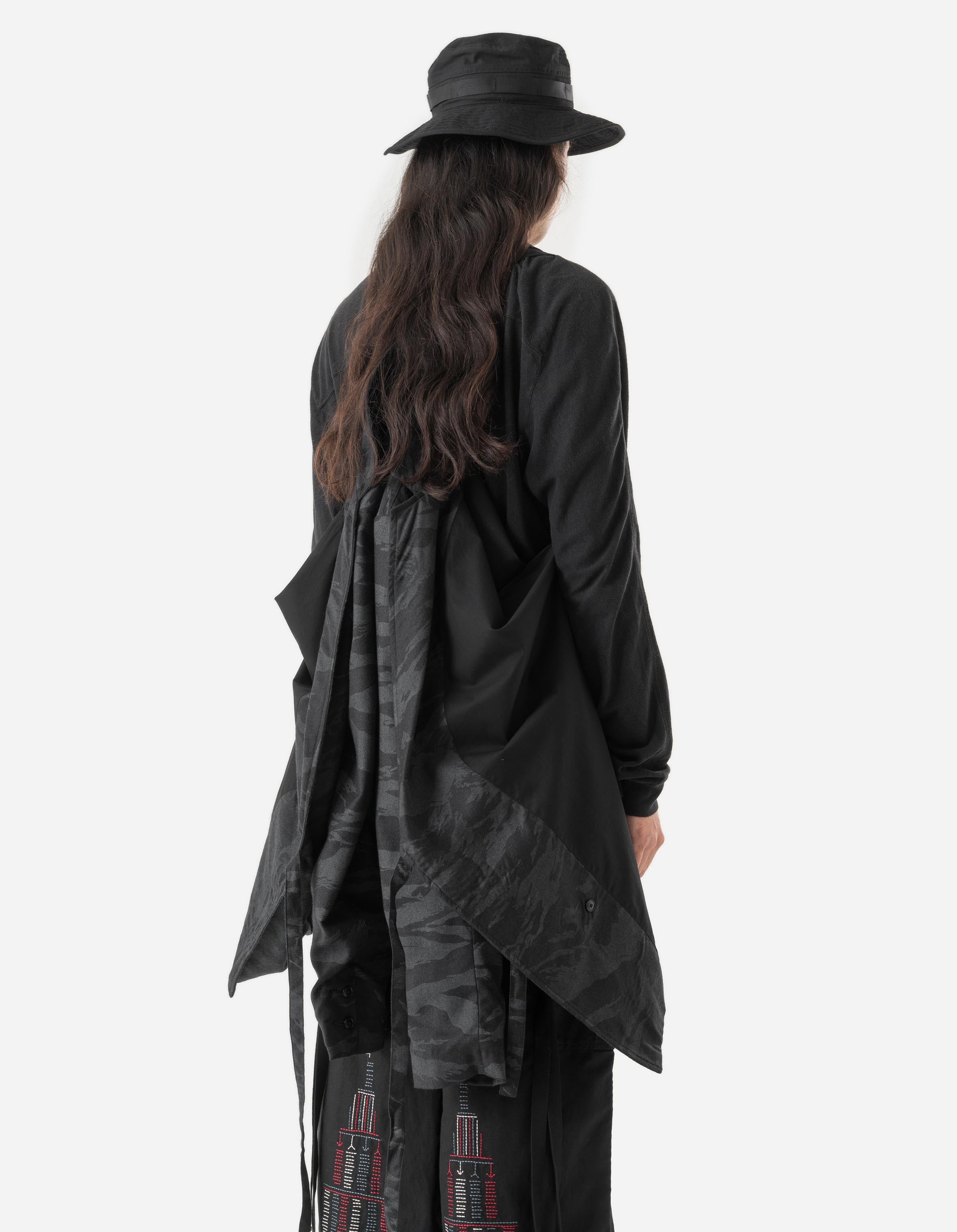 7151 Bonsai Tigerstripe Kimono Blazer Black – Maharishi