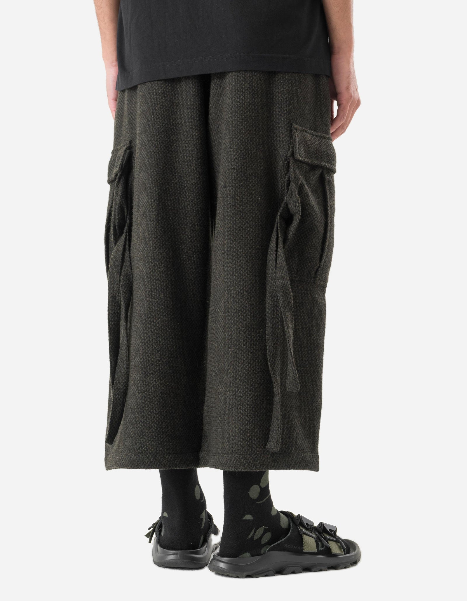 7166 Recycled Wool Cargo Hakama Olive