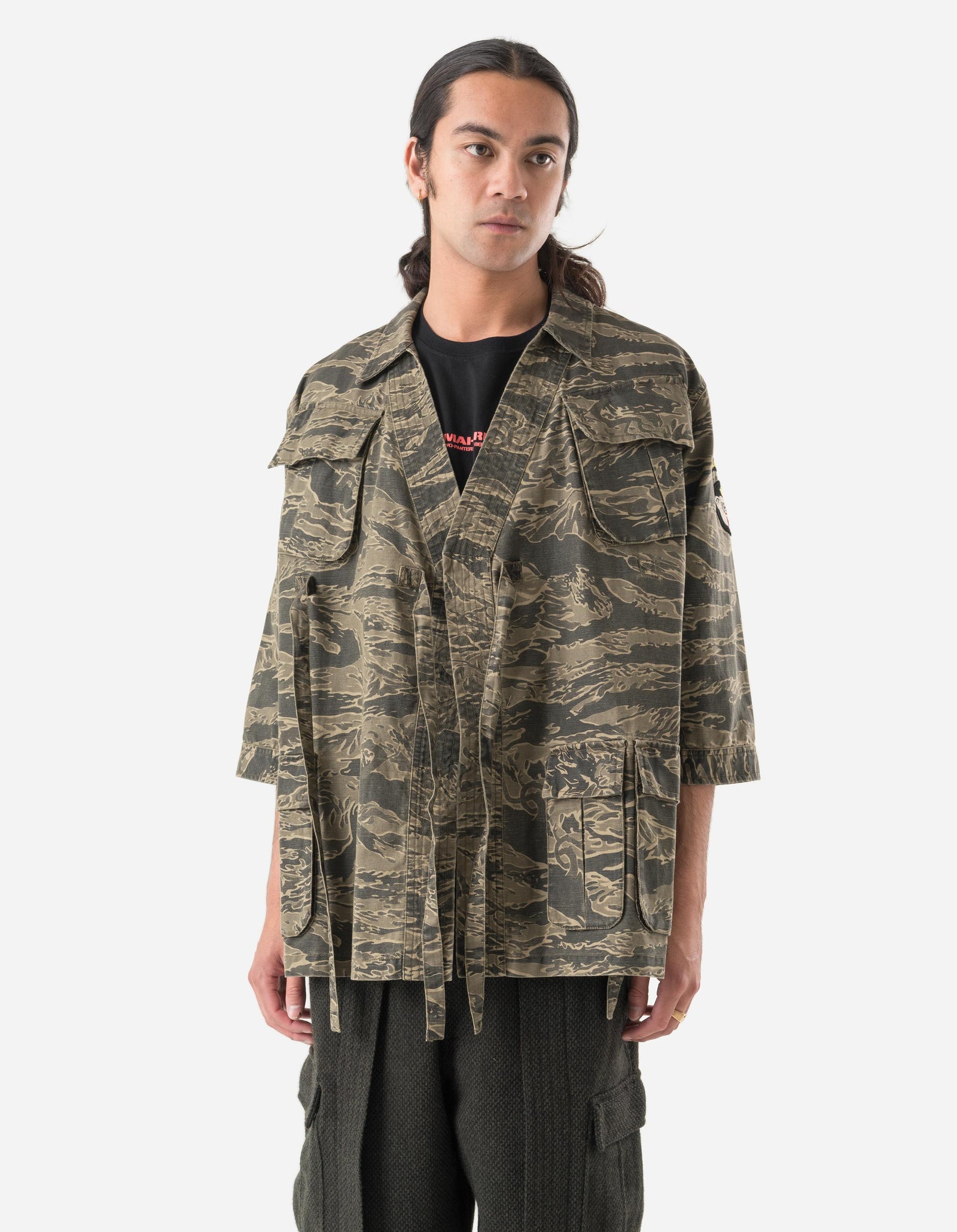 7148 Modified Jungle Shirt Mint Gold