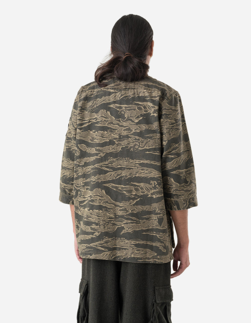 7148 Modified Jungle Shirt Mint Gold