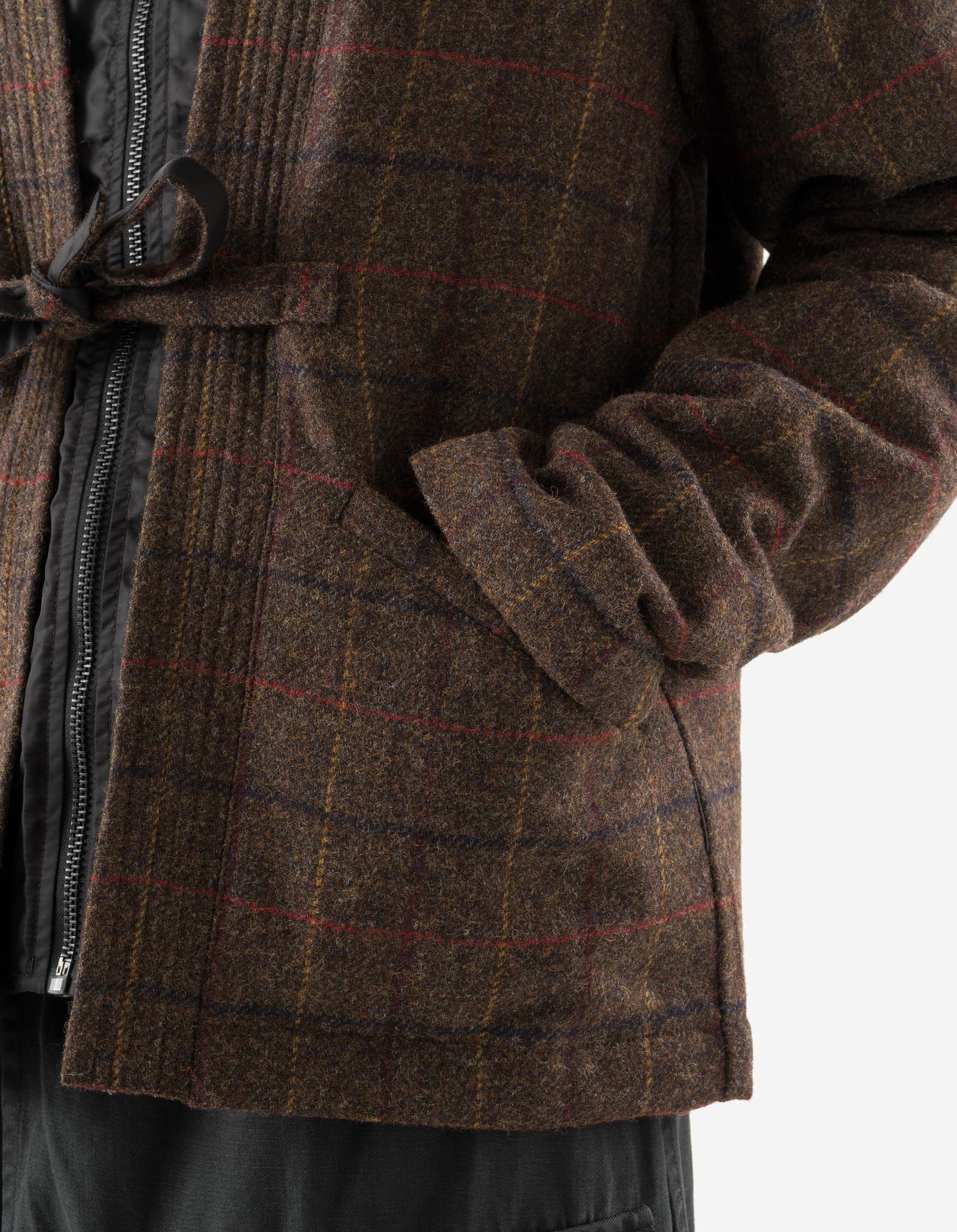 7116 Wool MA Kimono Brown