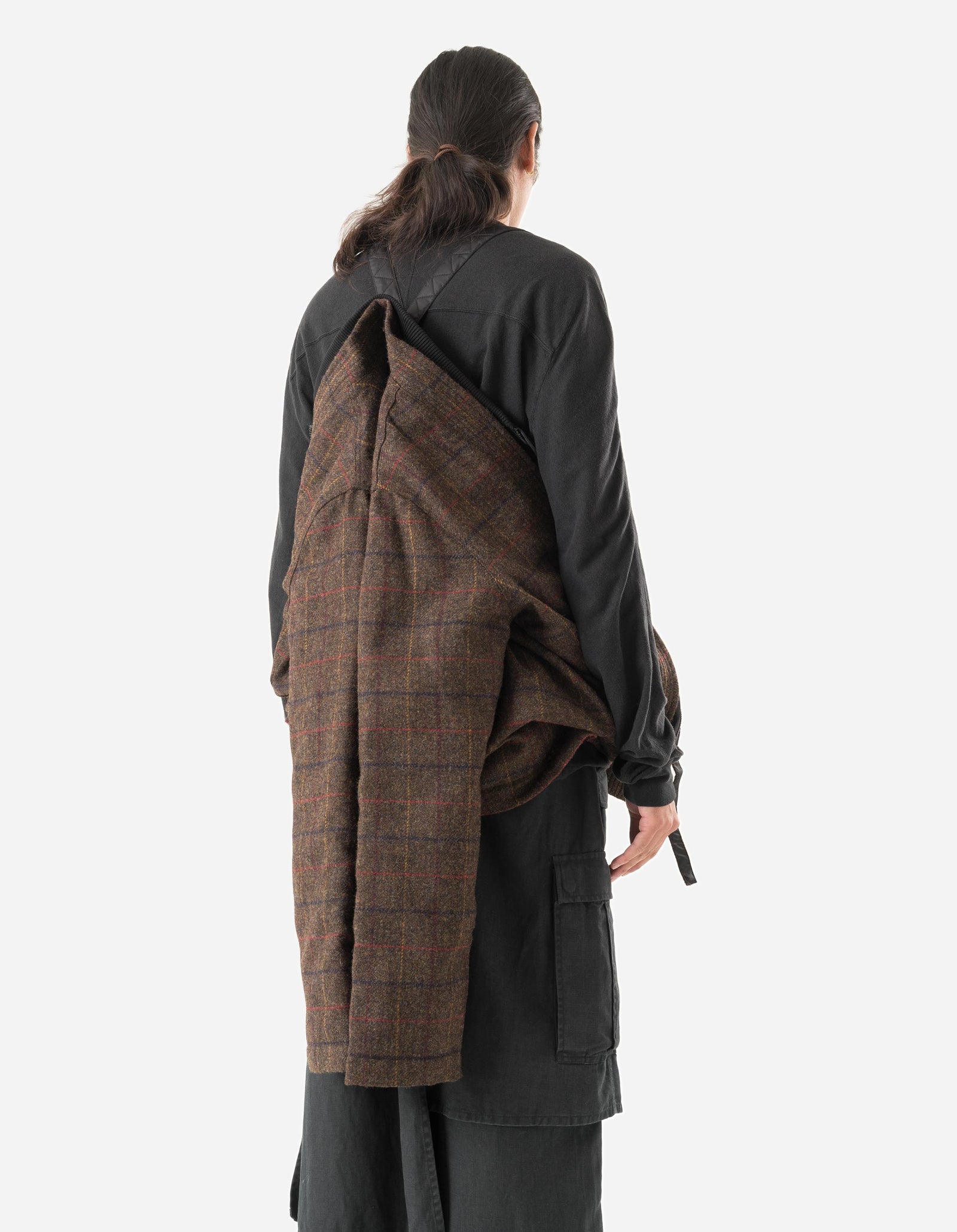 7116 Wool MA Kimono Brown