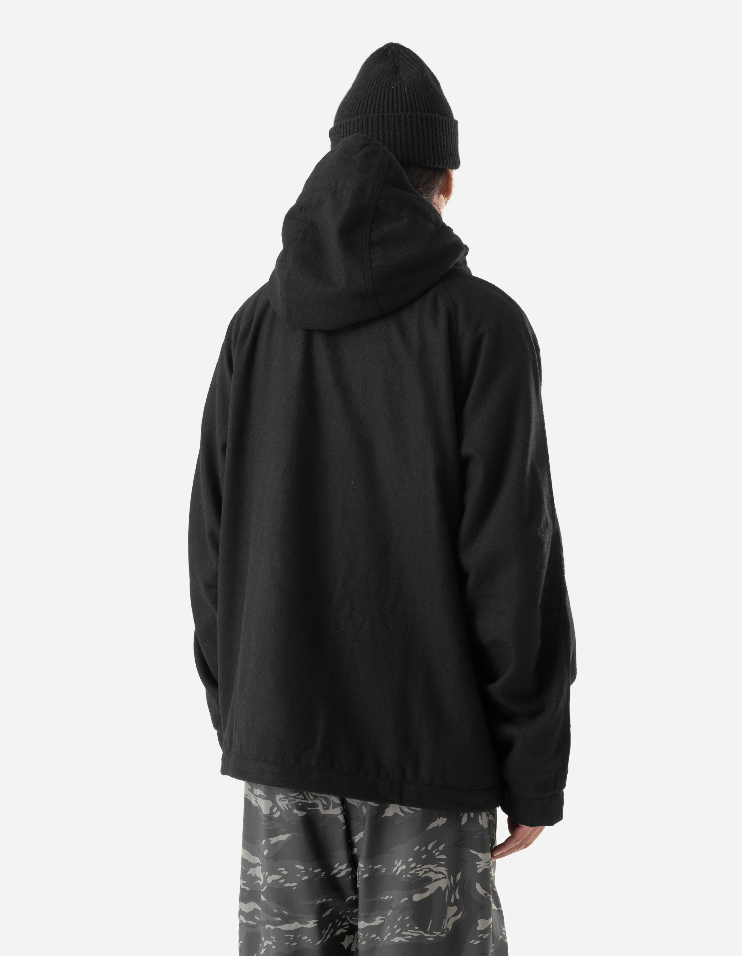 7104 Cordura Wool Hooded Jacket Black – Maharishi