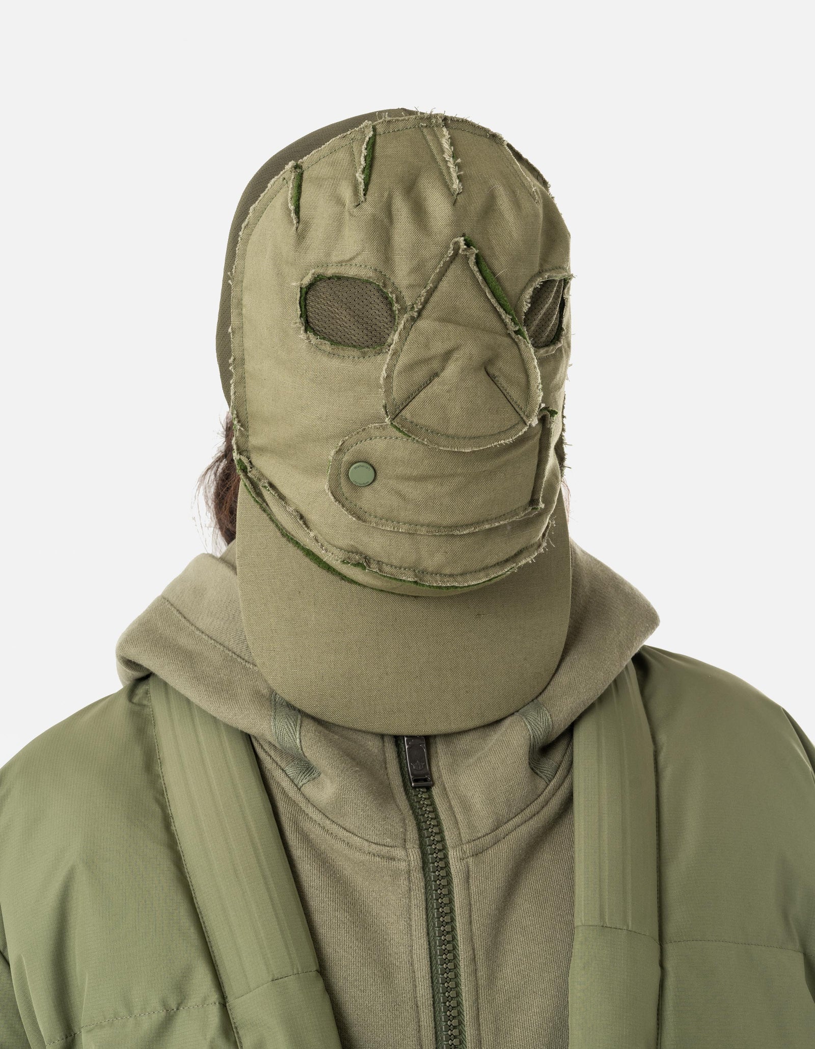 6215 ECWS Cap / Mask Olive OG-107F