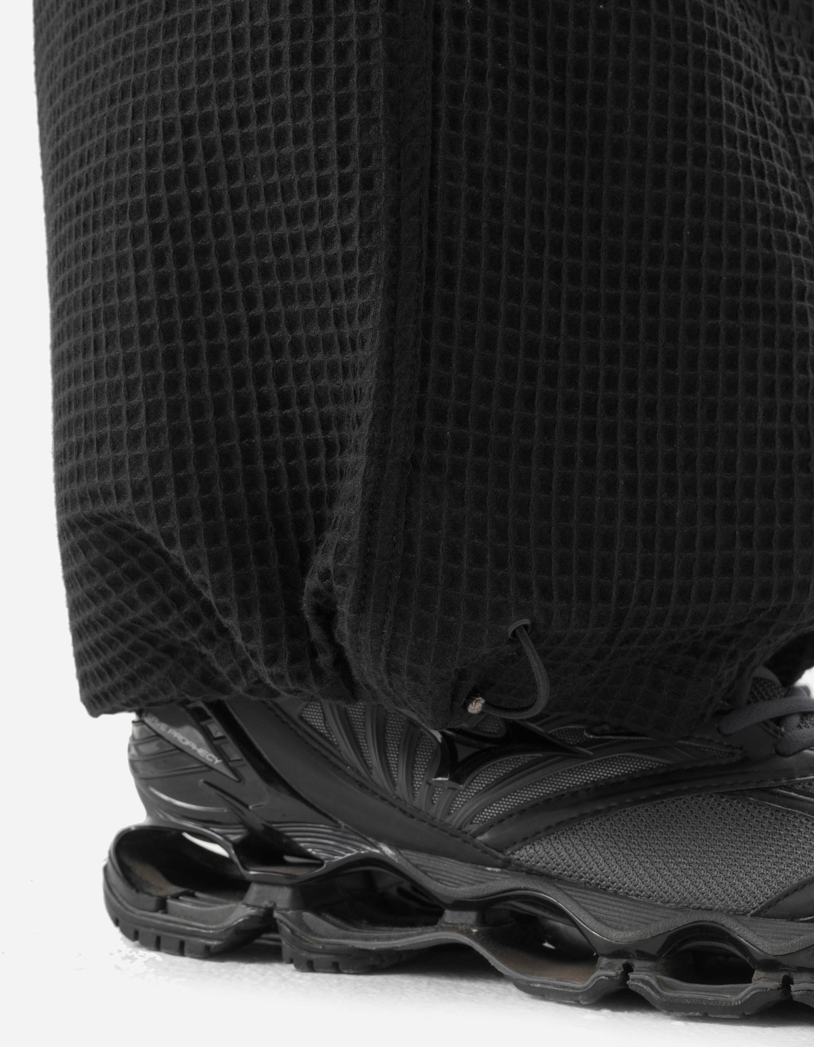 6203 Waffle Hakama Pants Black