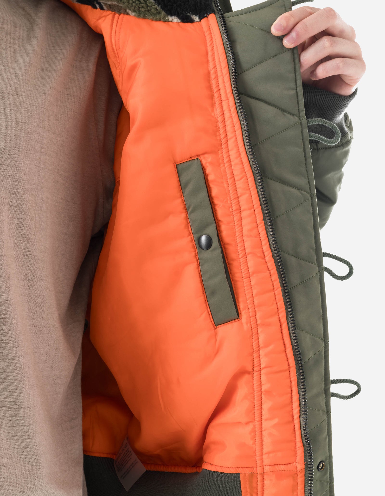 7215 Asym Arctic N2B Parka Olive