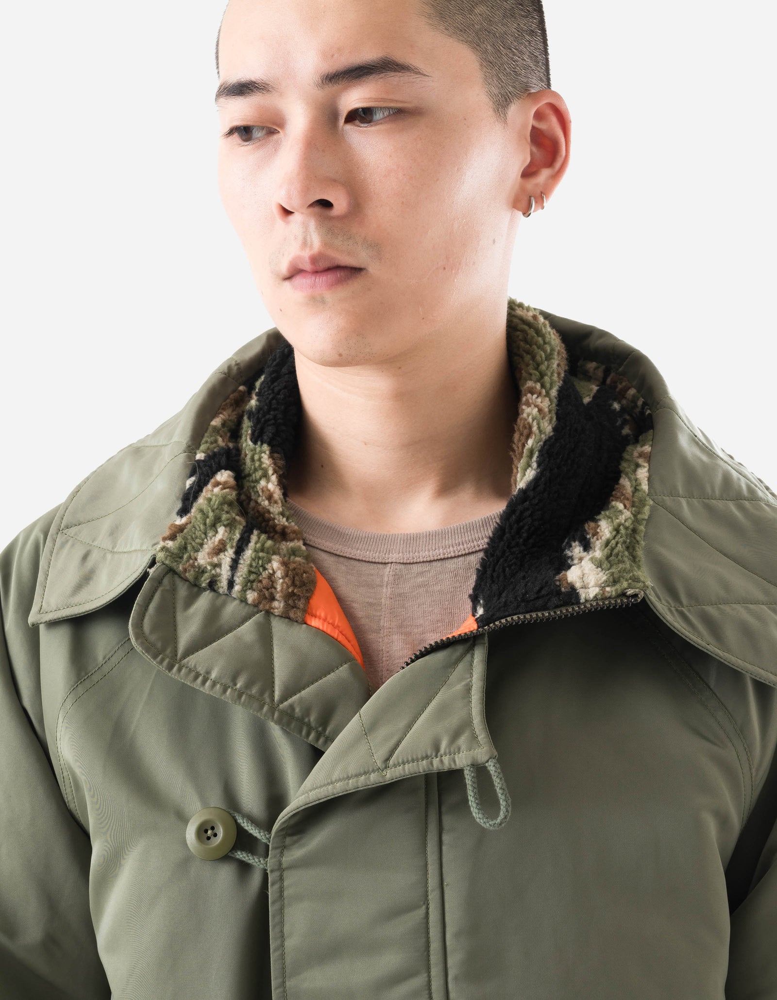 7215 Asym Arctic N2B Parka Olive