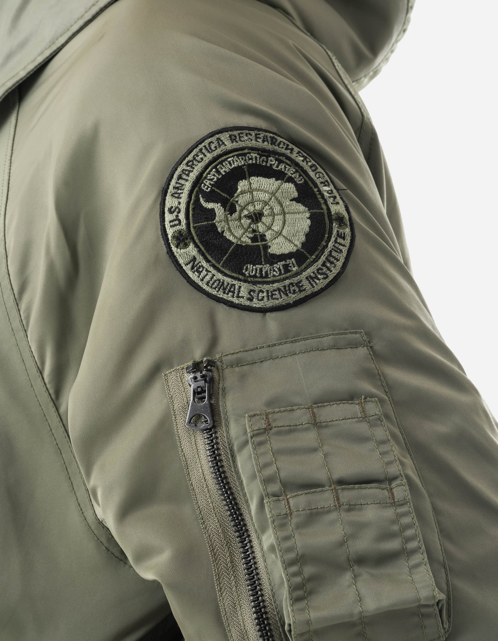 7215 Asym Arctic N2B Parka Olive