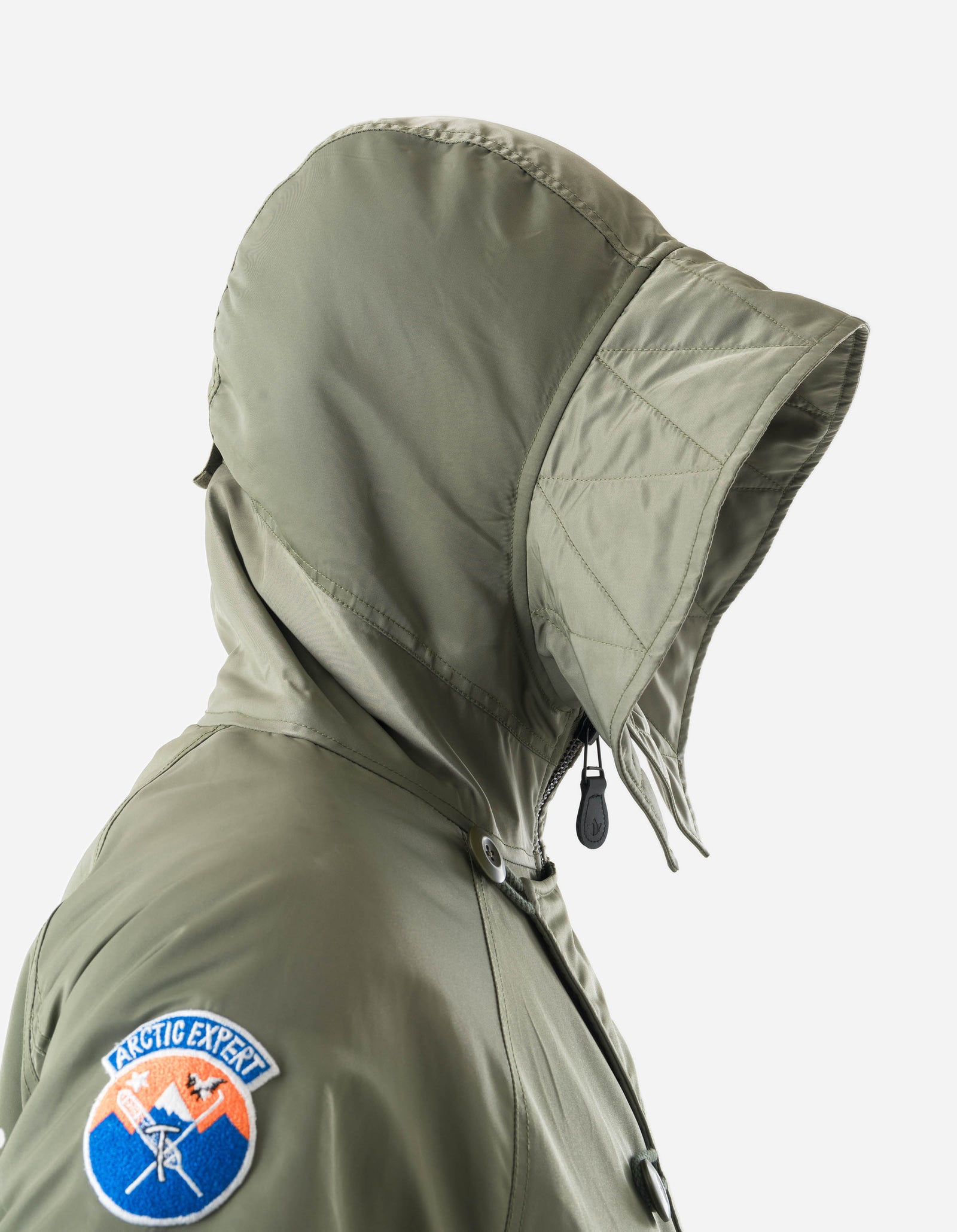 7215 Asym Arctic N2B Parka Olive
