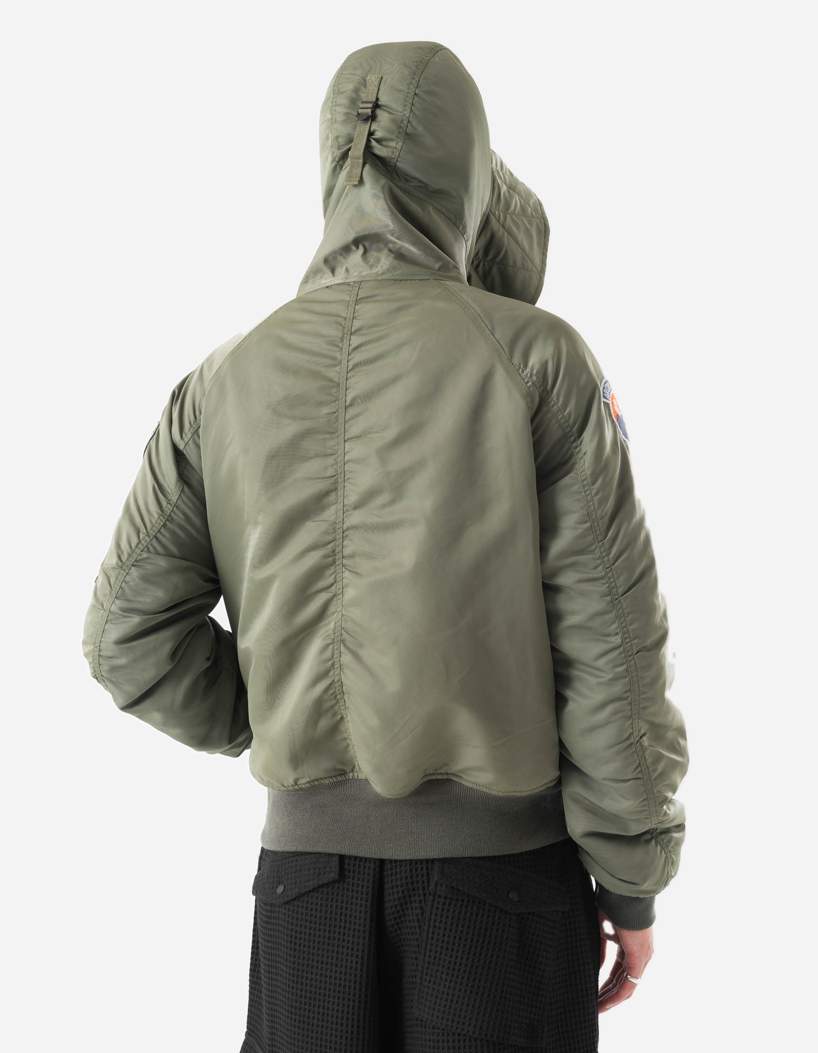 7215 Asym Arctic N2B Parka Olive