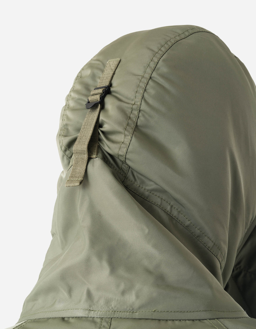 7215 Asym Arctic N2B Parka Olive