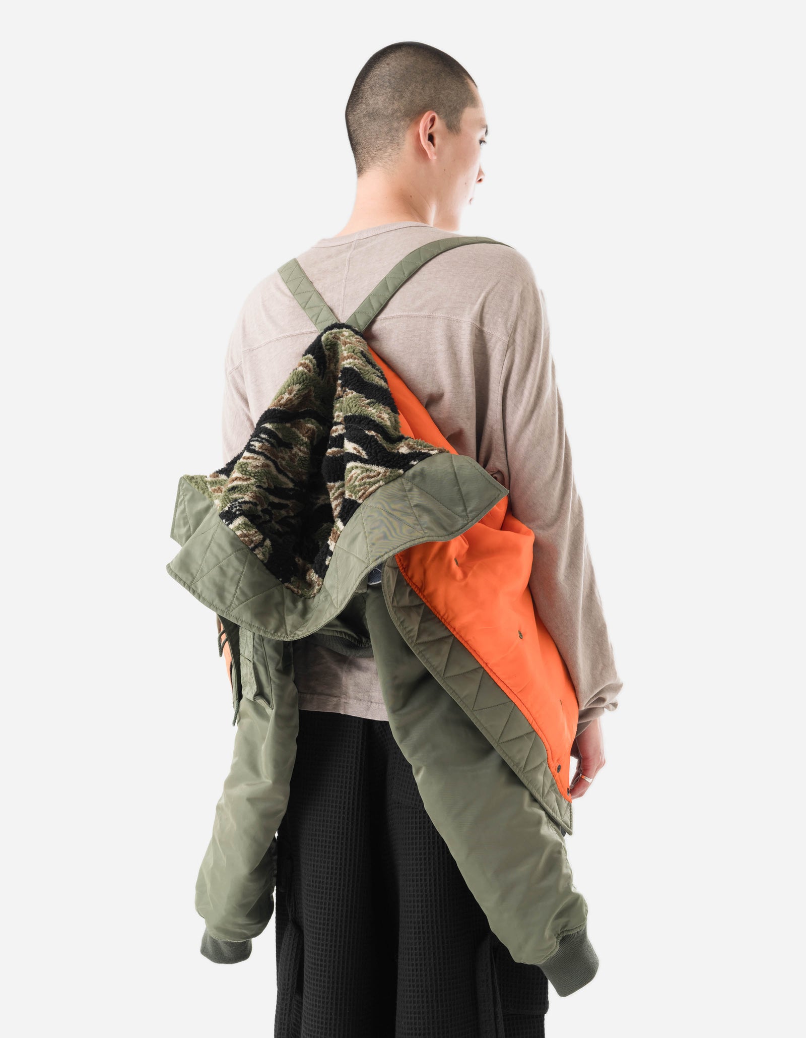 7215 Asym Arctic N2B Parka Olive