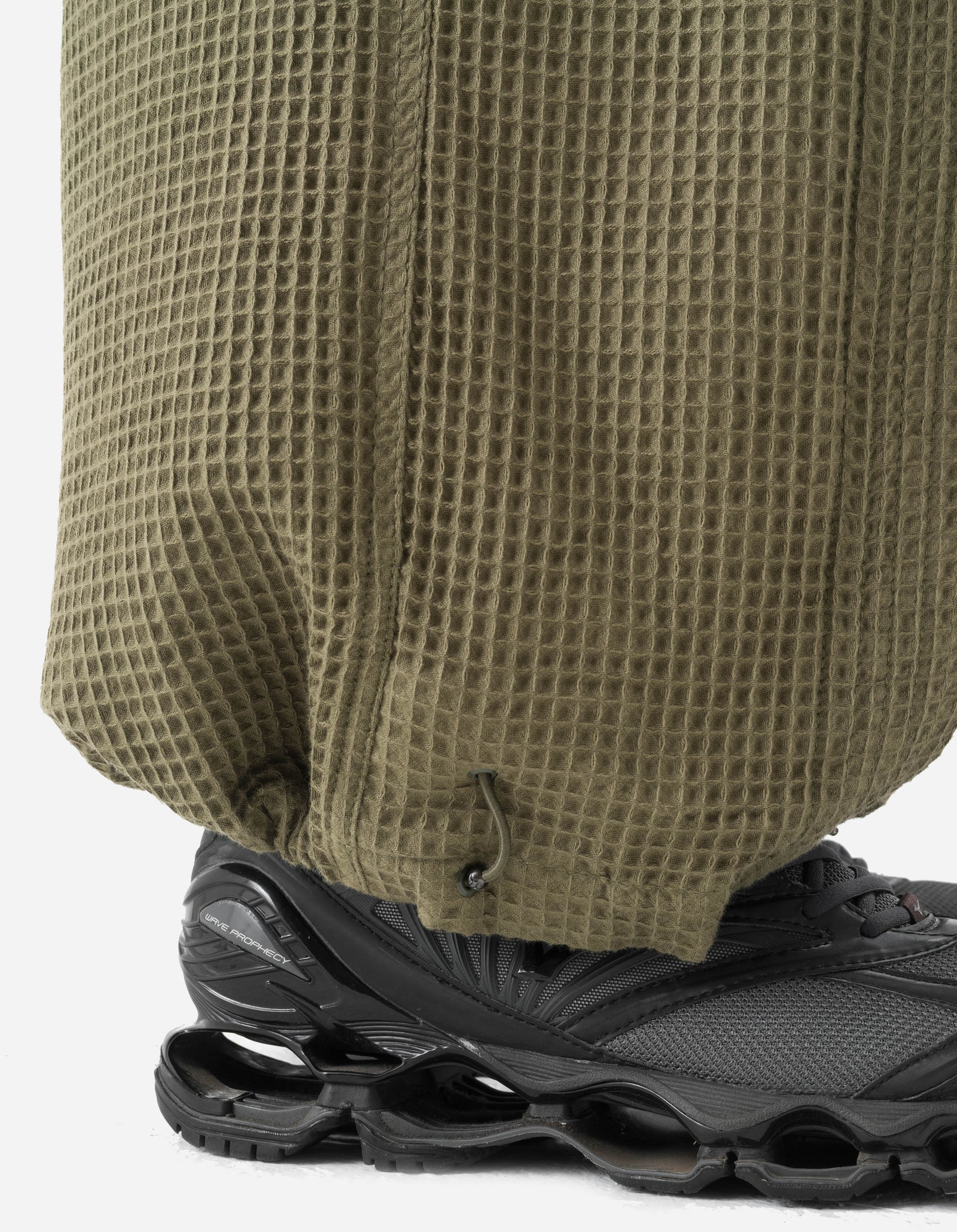 6203 Waffle Hakama Pants Olive
