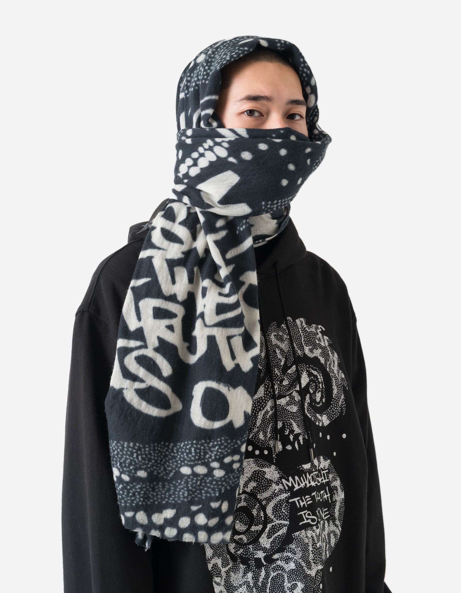 6132 The Truth is One Pashmina Blizzard