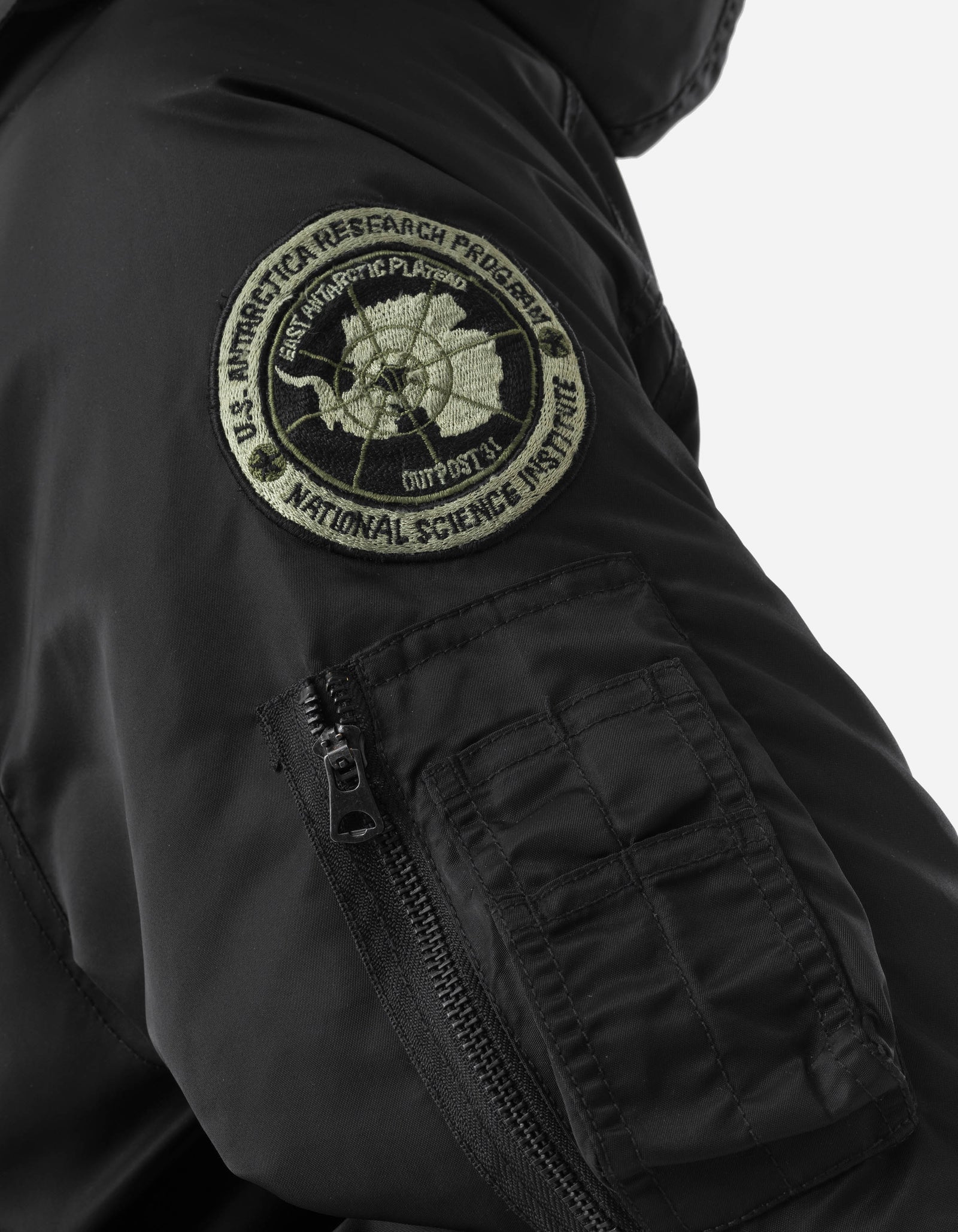 7215 Asym Arctic N2B Parka Black