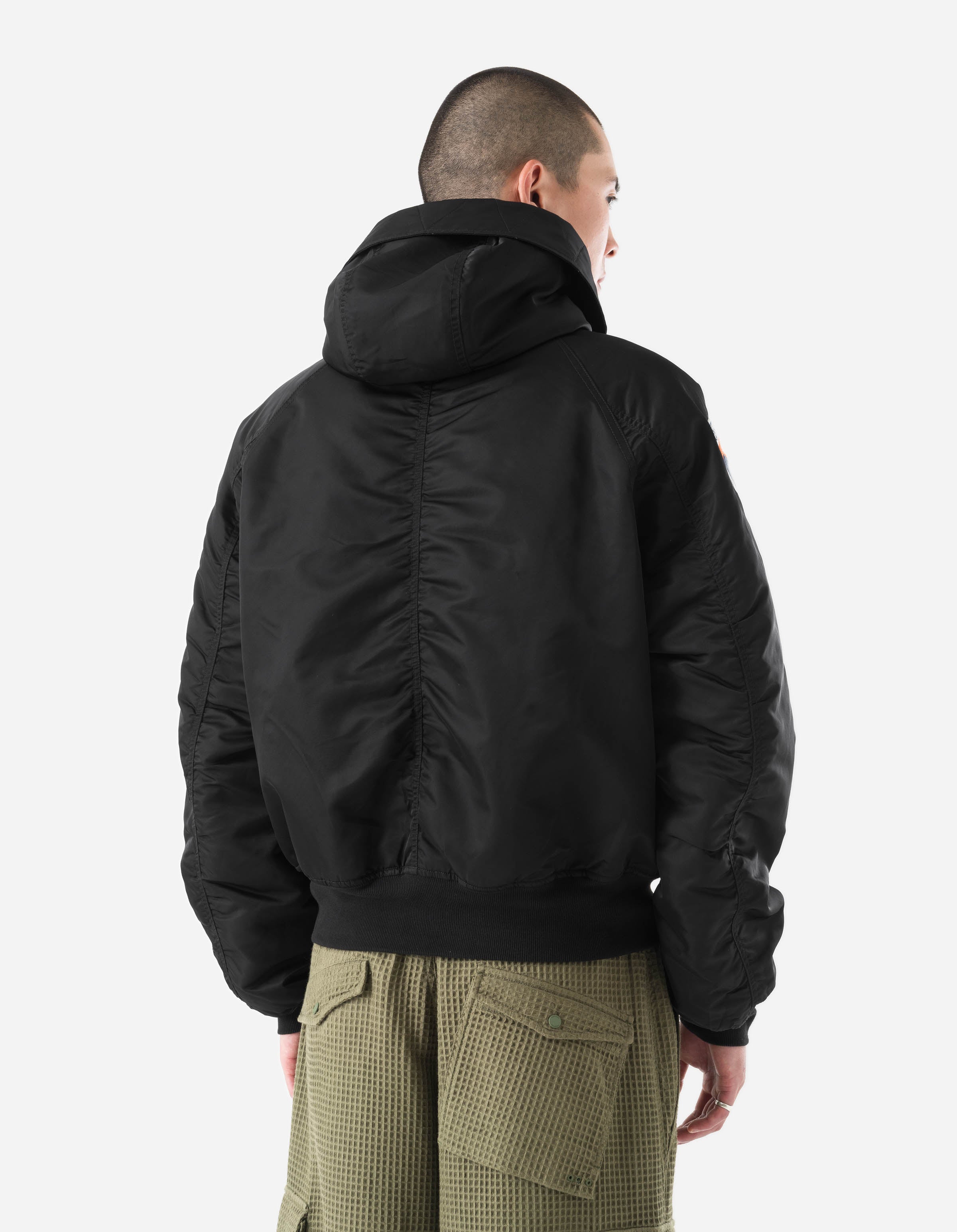 7215 Asym Arctic N2B Parka Black – Maharishi