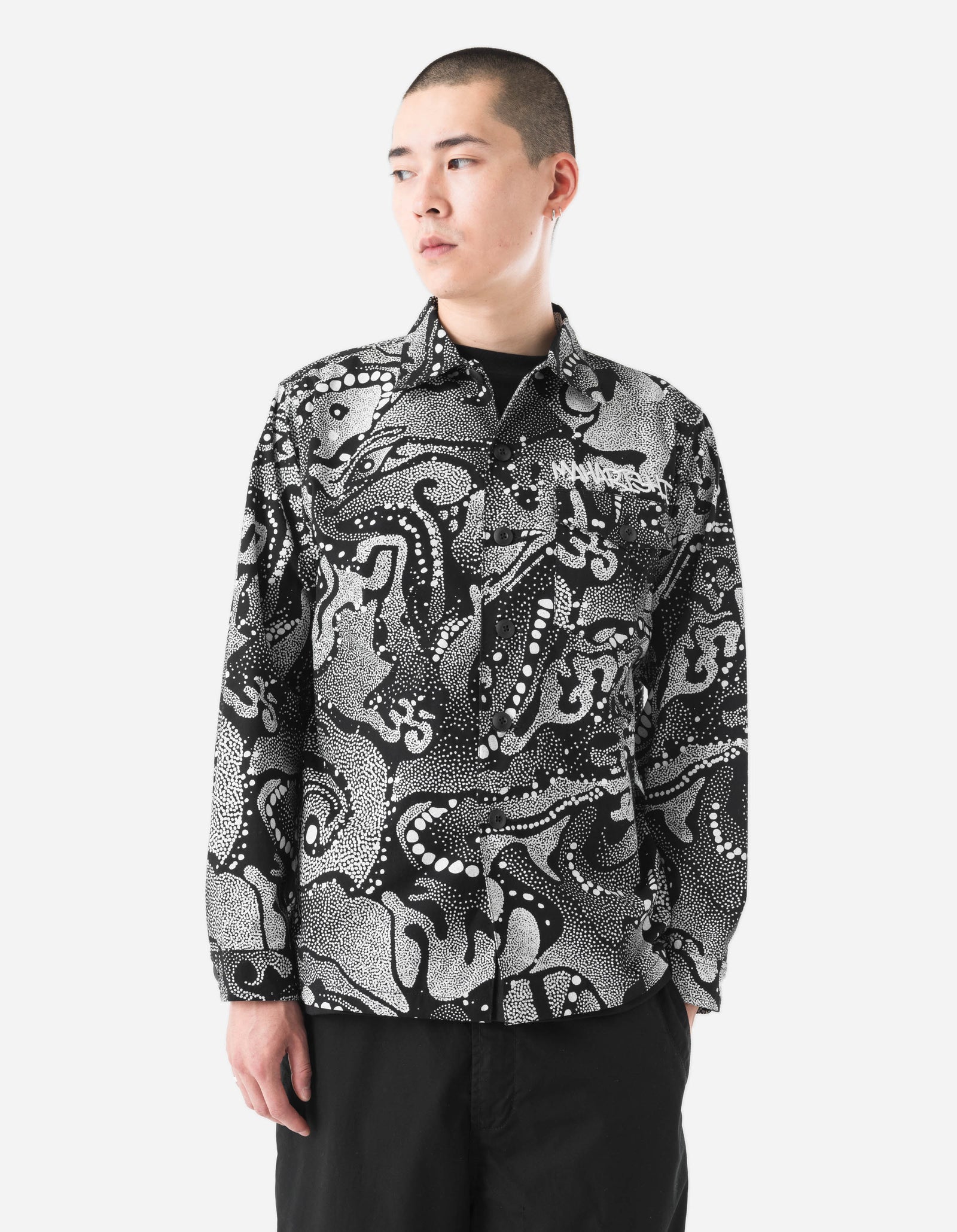 6126 Fubuki Mao Utility Shirt Blizzard