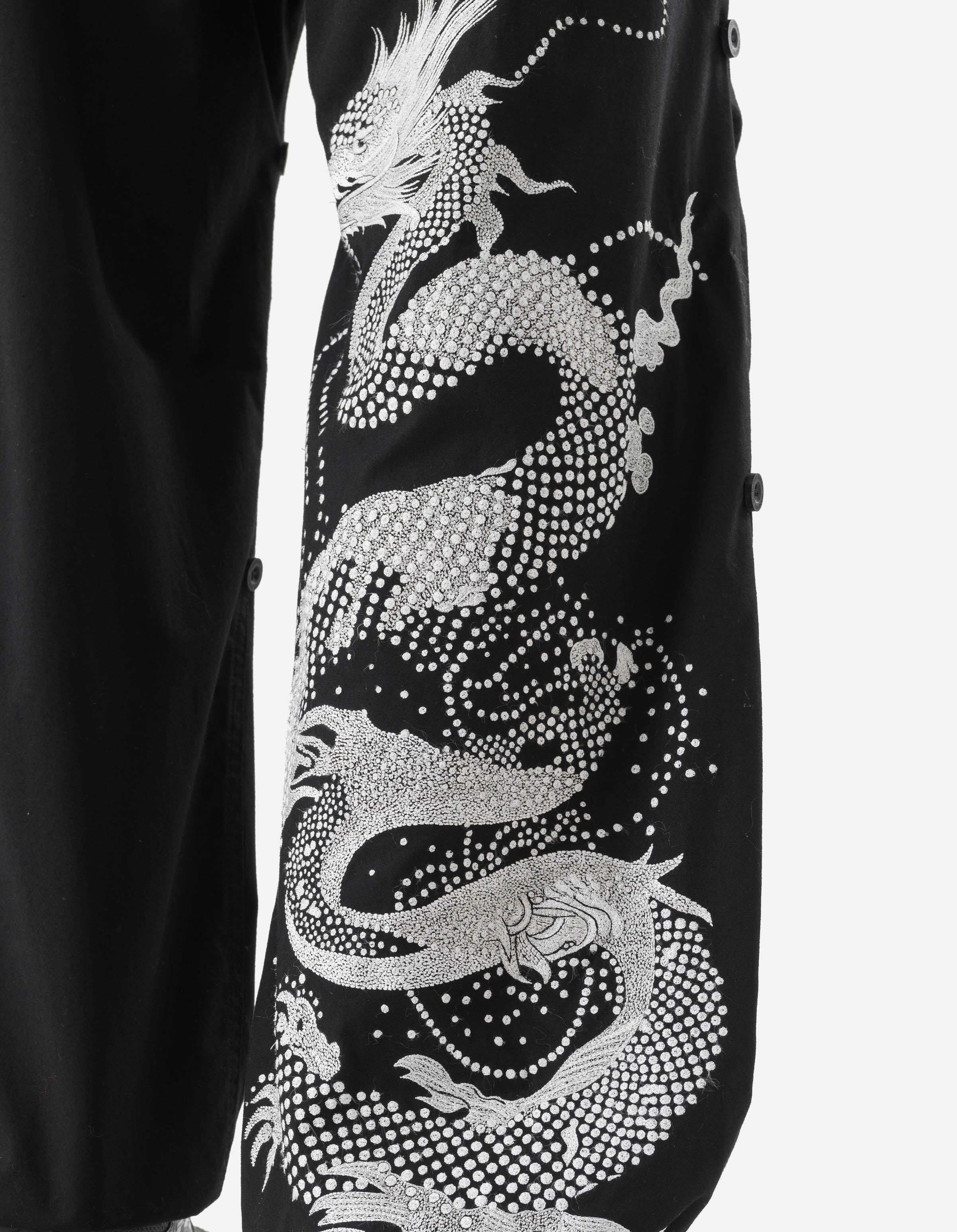 6127 Snodragon Loose Embroidered Snopants Black – Maharishi