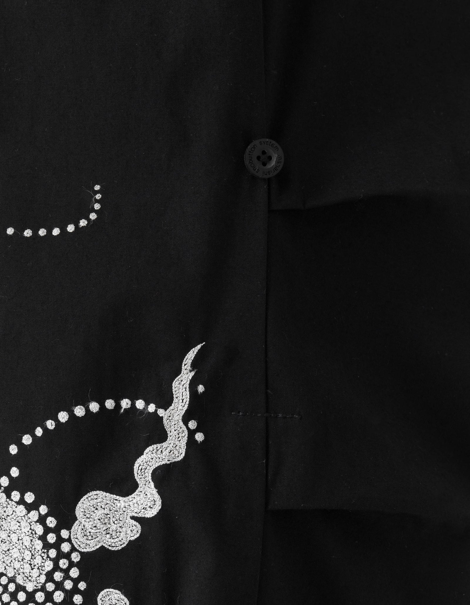 6127 Snodragon Loose Embroidered Snopants Black