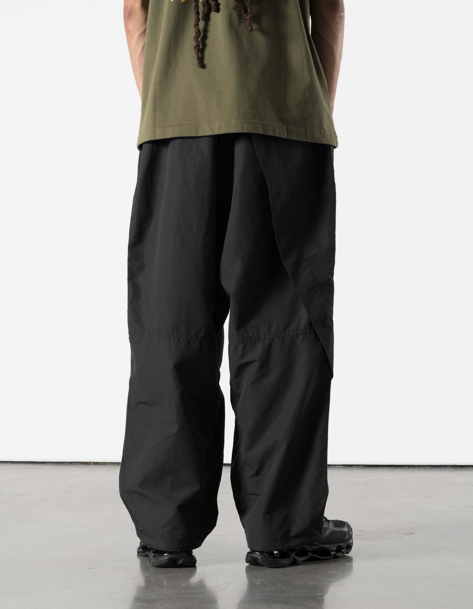 7579 DWR Hemp Asym Hakama Pants Black