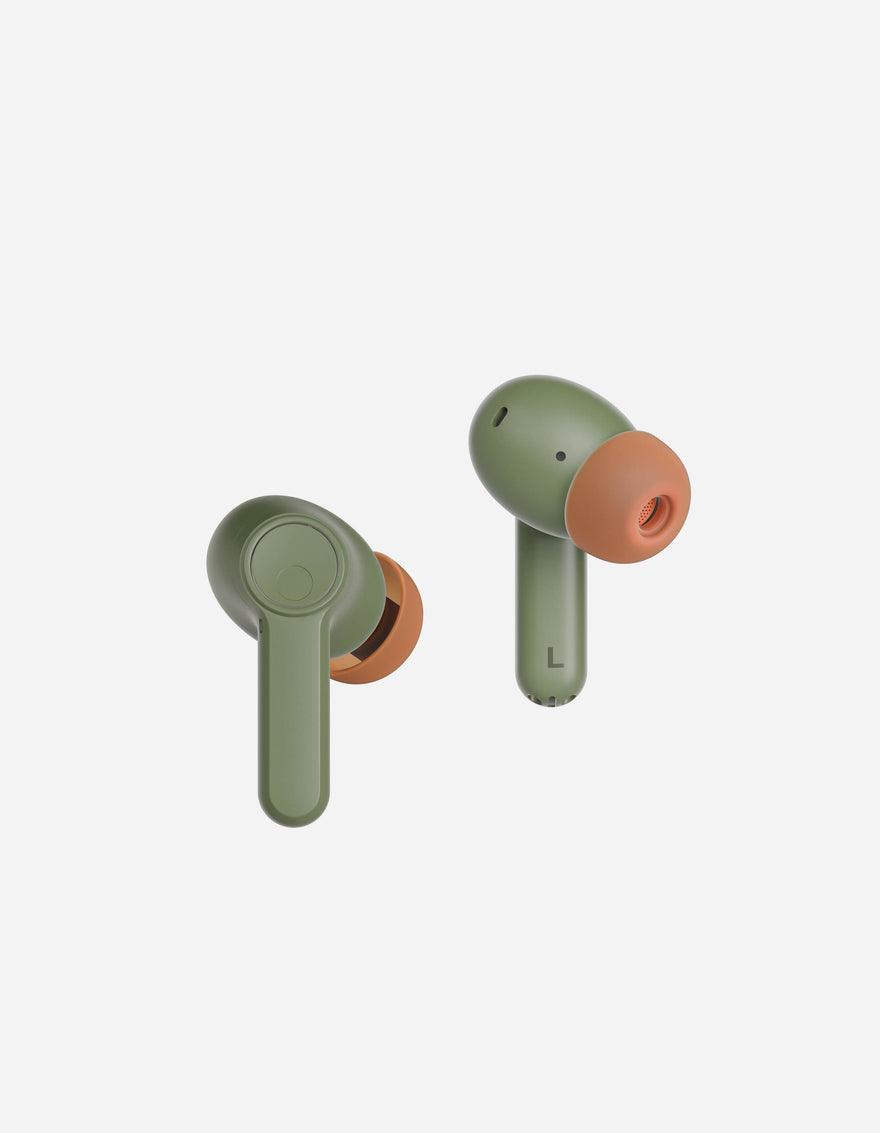 7613 Maharishi Cambridge Audio Melomania A100 EarBuds Olive
