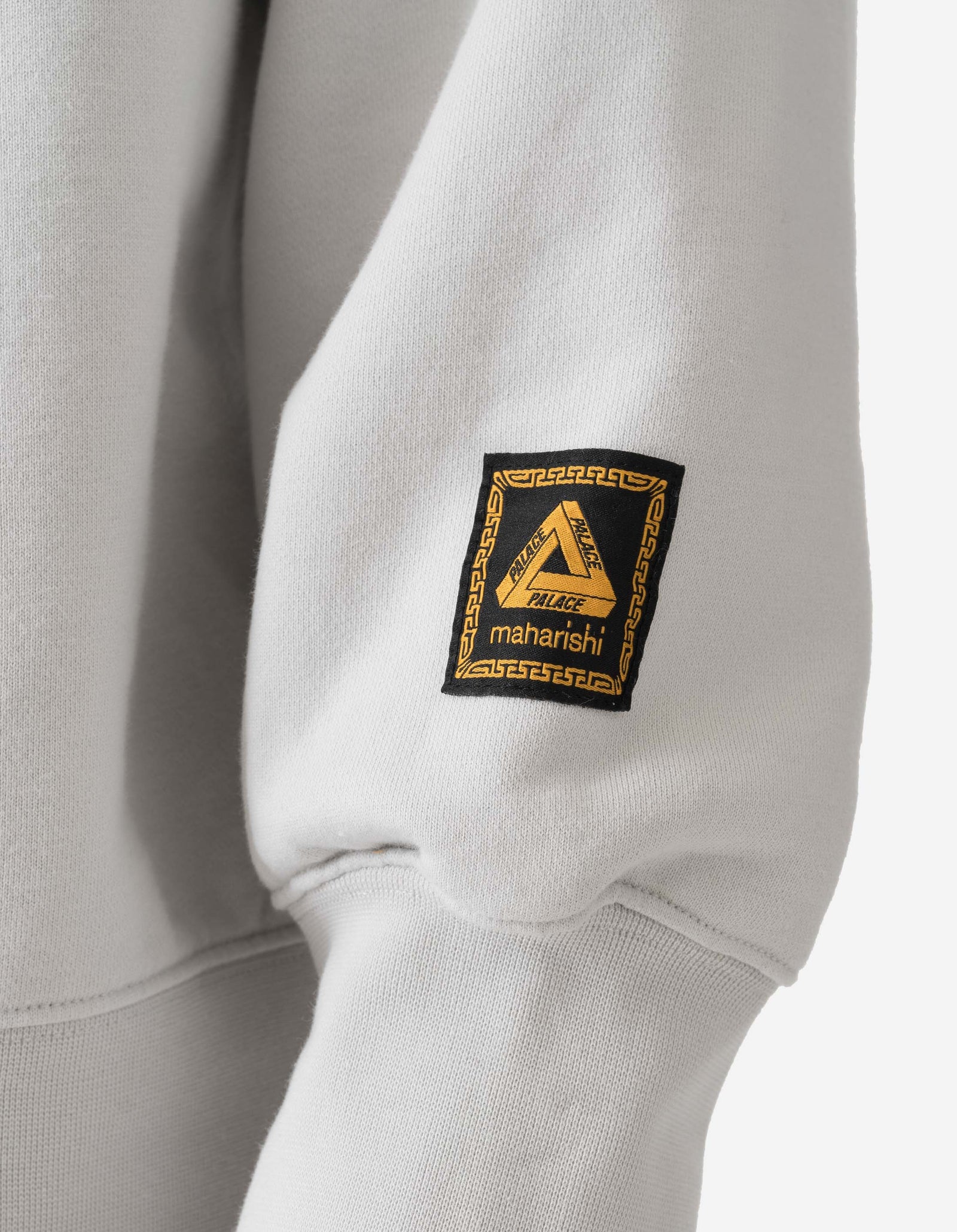 Palace Maharishi Temple Crew Stone White