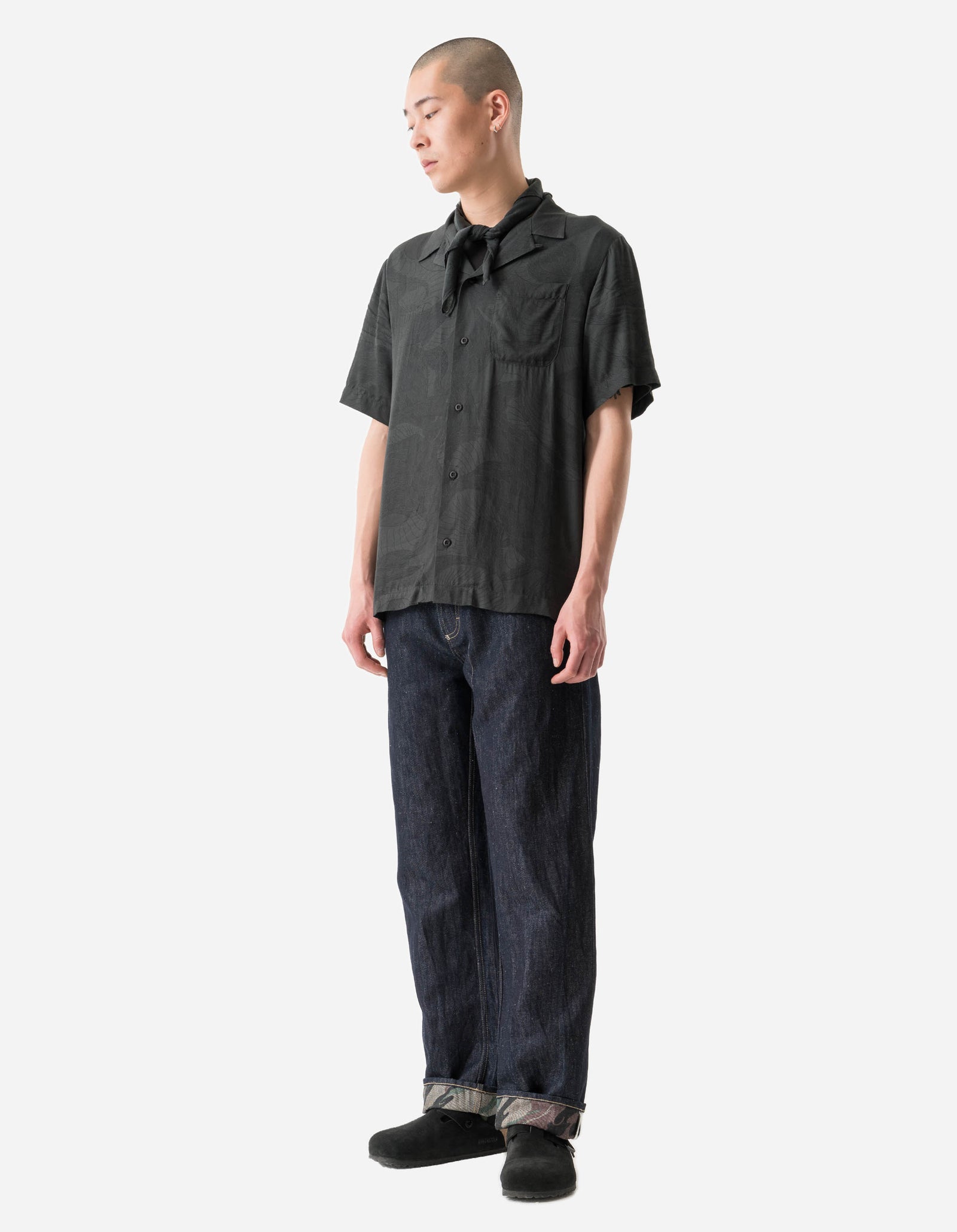 1522 Snakeskin Bandana Subdued Night