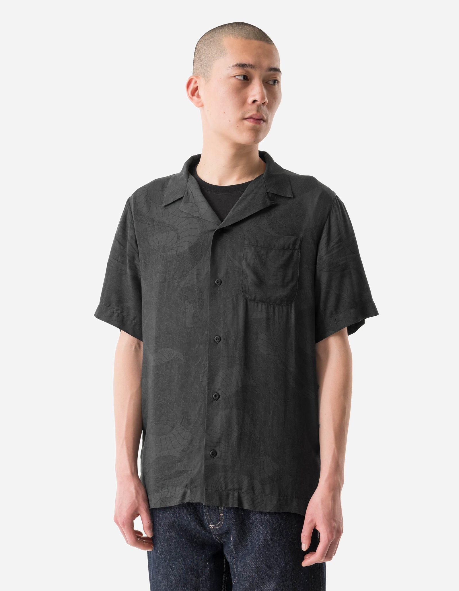 1480 Snakeskin Summer Shirt Subdued Night